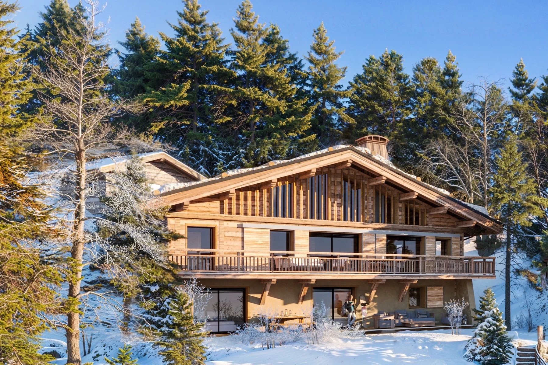 Photo of MEGEVE – New-build, high-quality 6-bedroom family chalet near to the centre