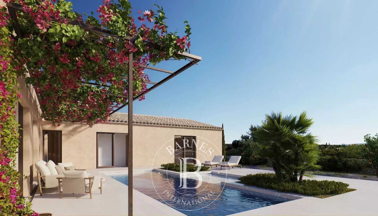 Modern-style estate with spectacular views and maximum privacy