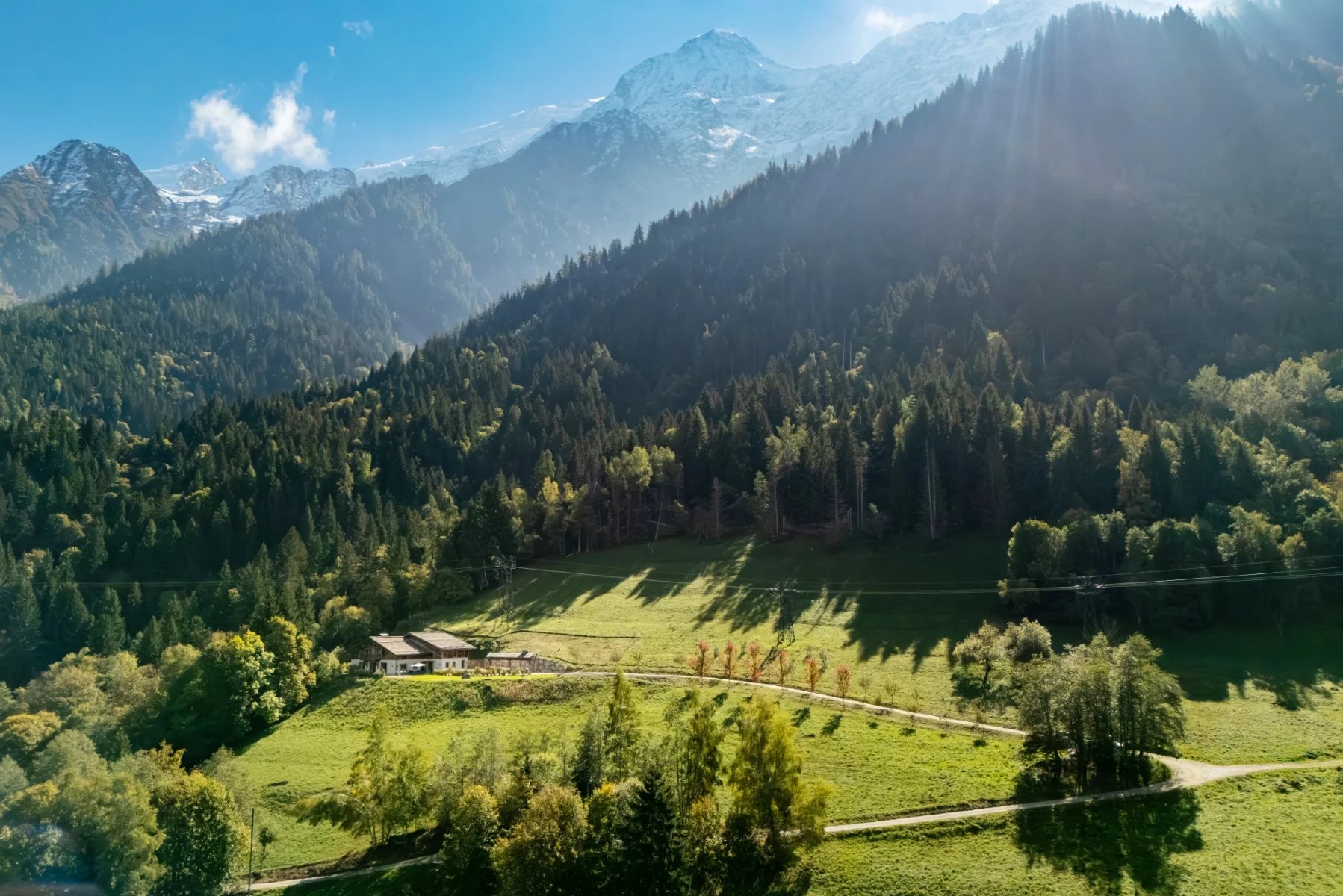 Photo of LES HOUCHES - A beautifully finished, traditional farmhouse perched on the Les Houches hillside