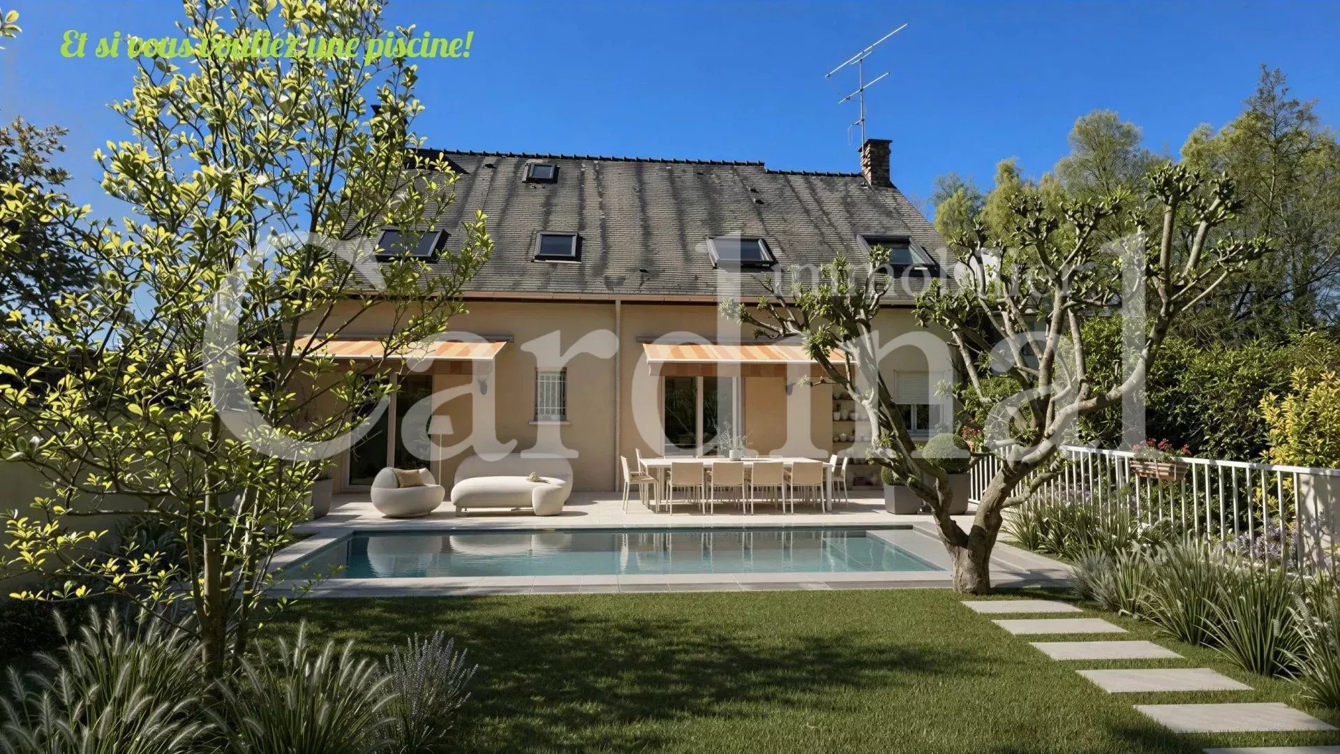 Maison contemporaine et familiale Noisy le roi