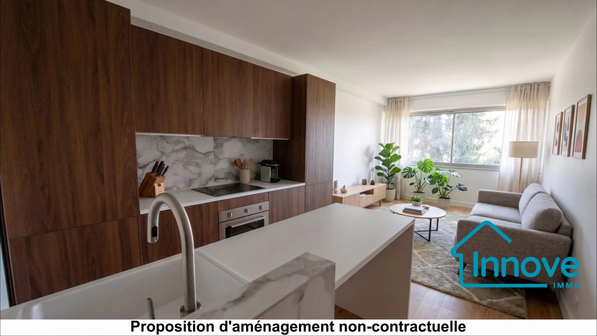 APPARTEMENT T2 A VENDRE - LE CHESNAY-ROCQUENCOURT - REFAIT A NEU