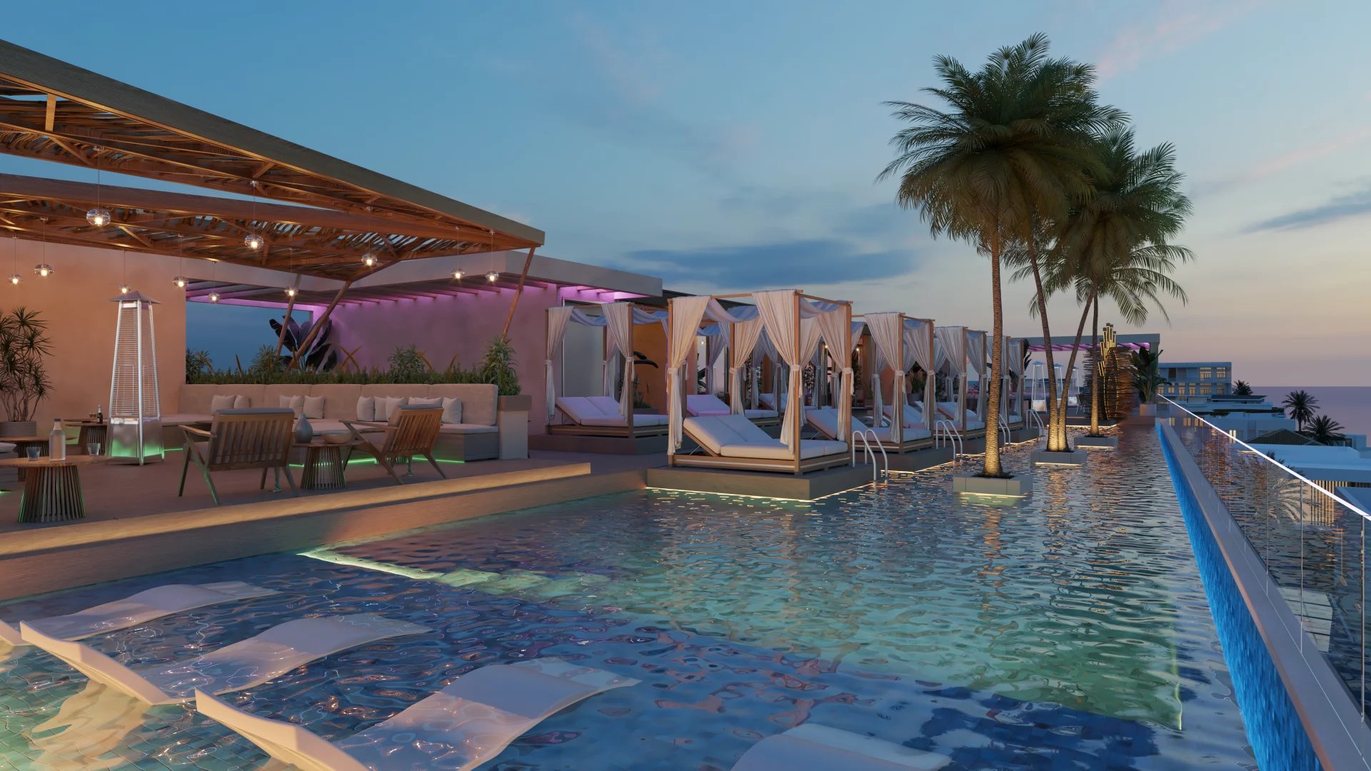 Venta de estudio con jacuzzi privado | Cerca de la 5ta Avenida y Rooftop con vista al mar | Playa del Carmen Centro