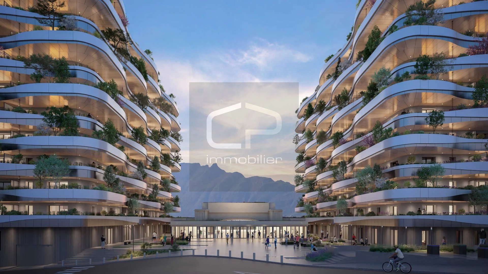 Appartement T5 dernier étage  161,49 m²  Terrasse 82,34 m²  2 stationnements