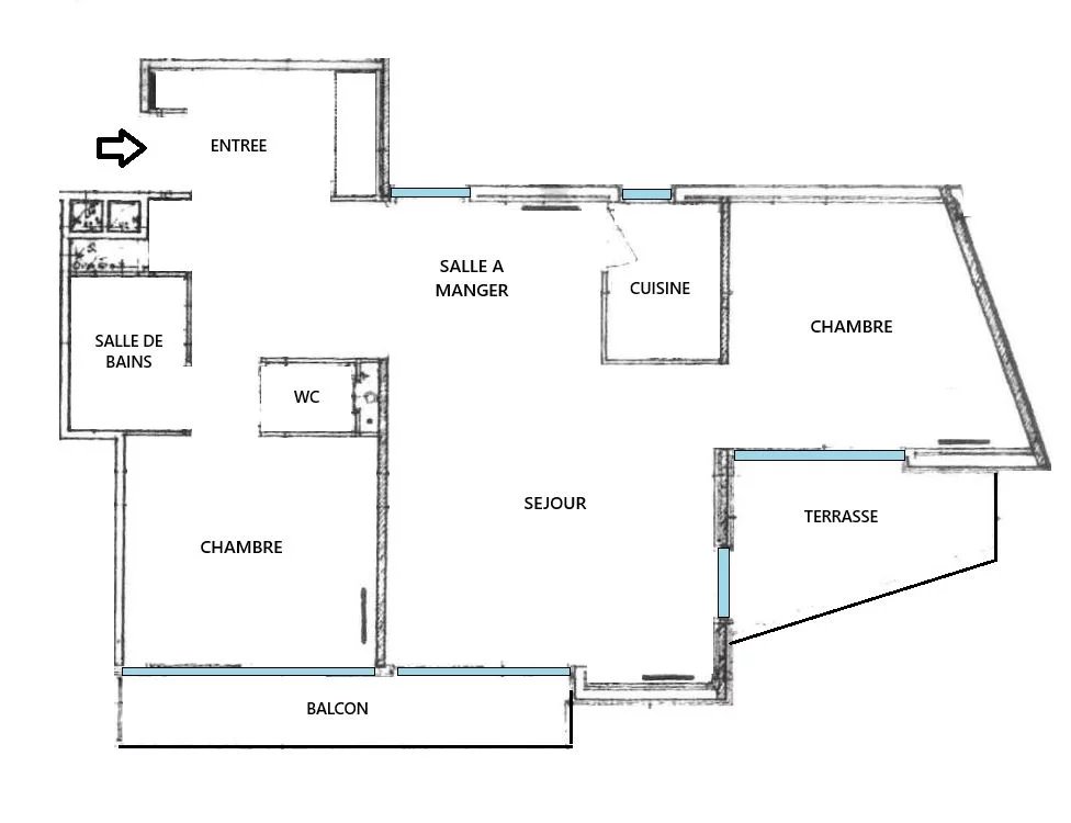 Paris 15e Alleray-Vaugirard - 3 pièces avec extérieurs