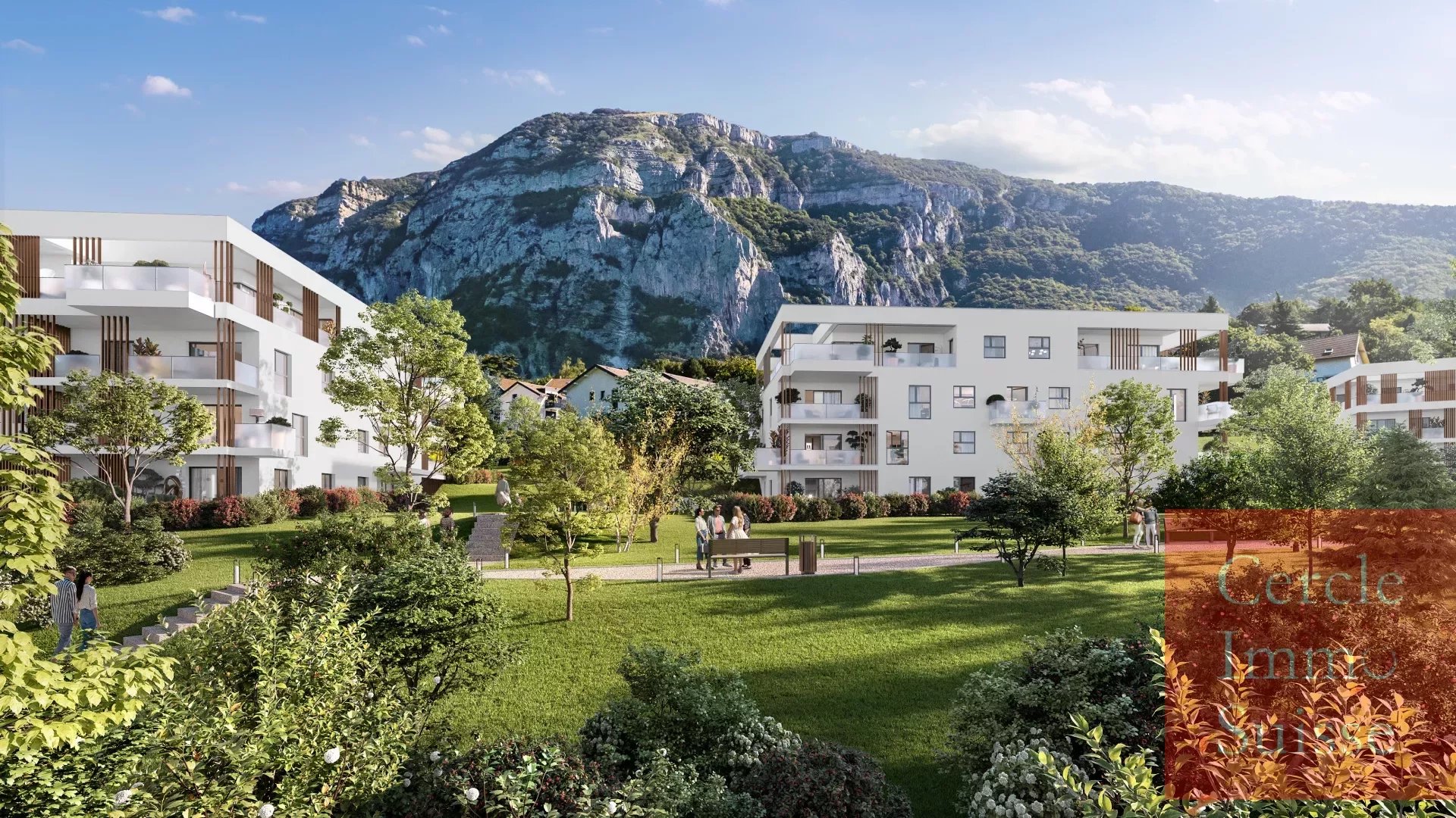 Appartements neufs T2 T3 T4 en vente à COLLONGES SOUS SALEVE 74160 vue GENEVE - Photo 3