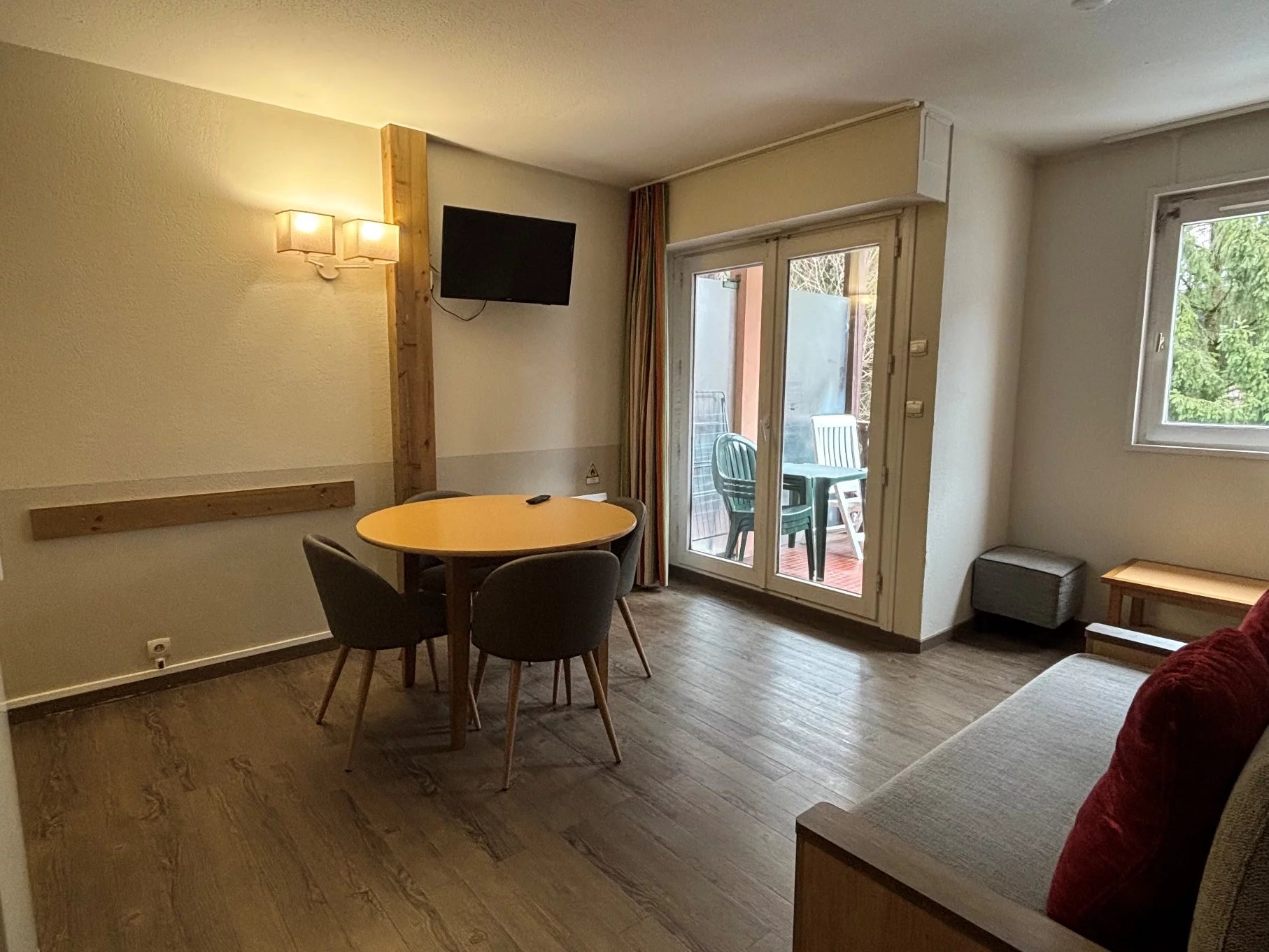Photo of Studio apartment on the ground floor with view of Mont Blanc and Aiguille du Midi