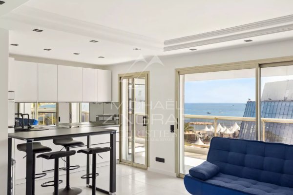 Cannes Croisette - renovated 2 room apartment with sea view — photo 4