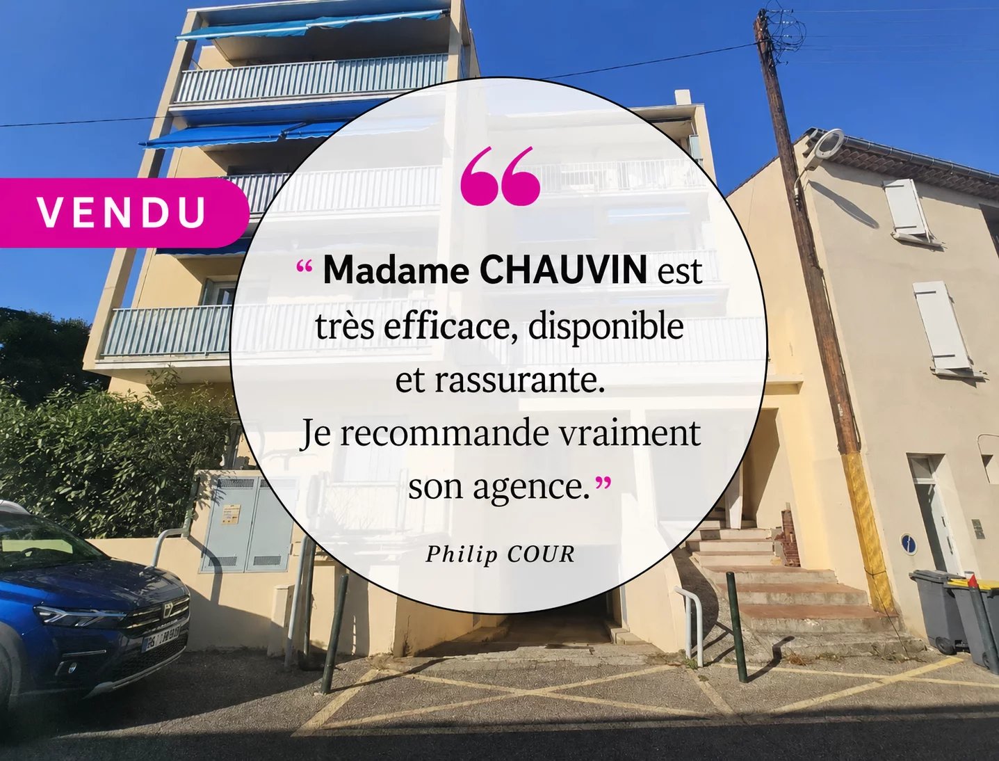 EXCLUSIVITE - HYERES secteur Riondet GARAGE  dans sous-sol fermé