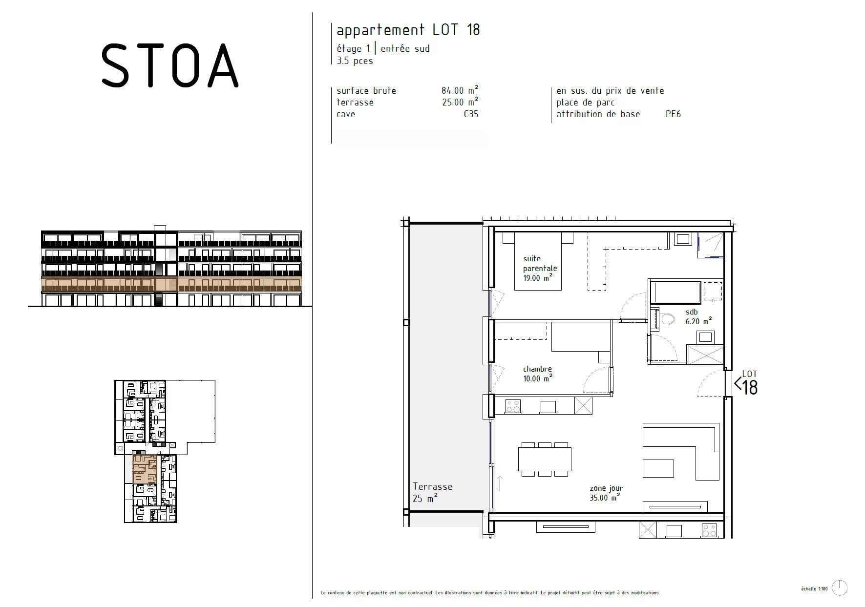 Appartement 3.5 pièces dans la commune de Sion