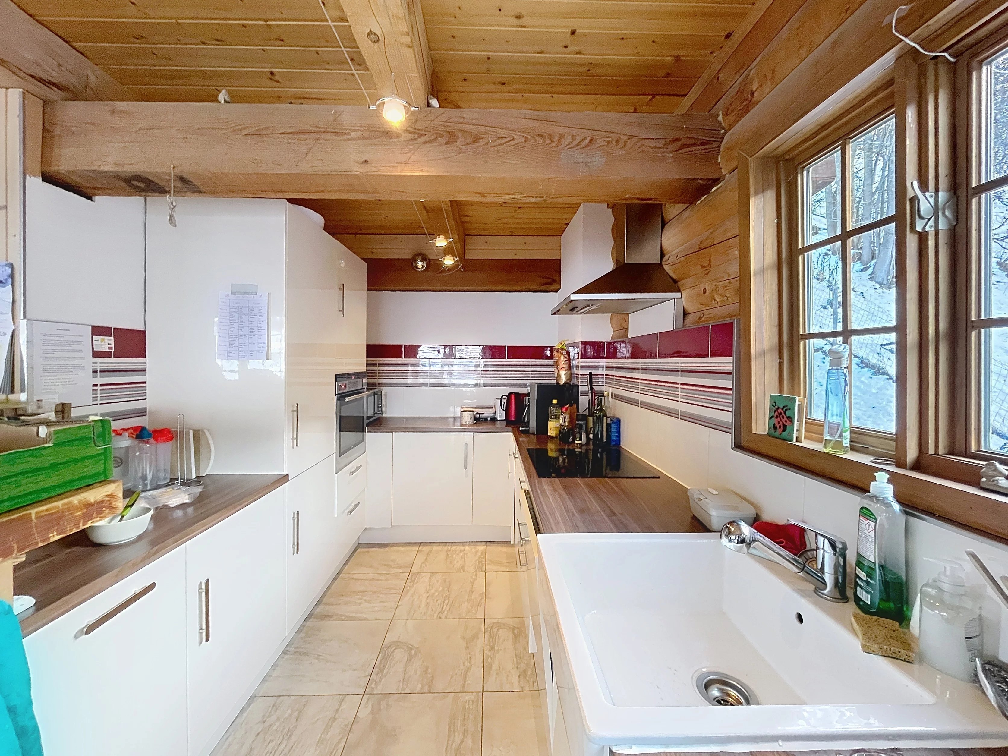 Chalet canadien en rondins avec deux appartements et vue imprenable - Photo 4