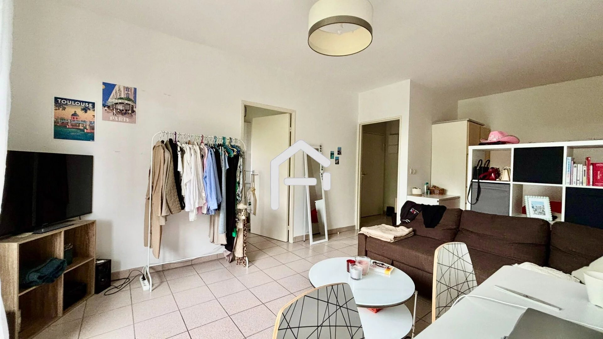 A louer : T1 BIS meublé de 35.17m² avec un balcon et une cave - 31000