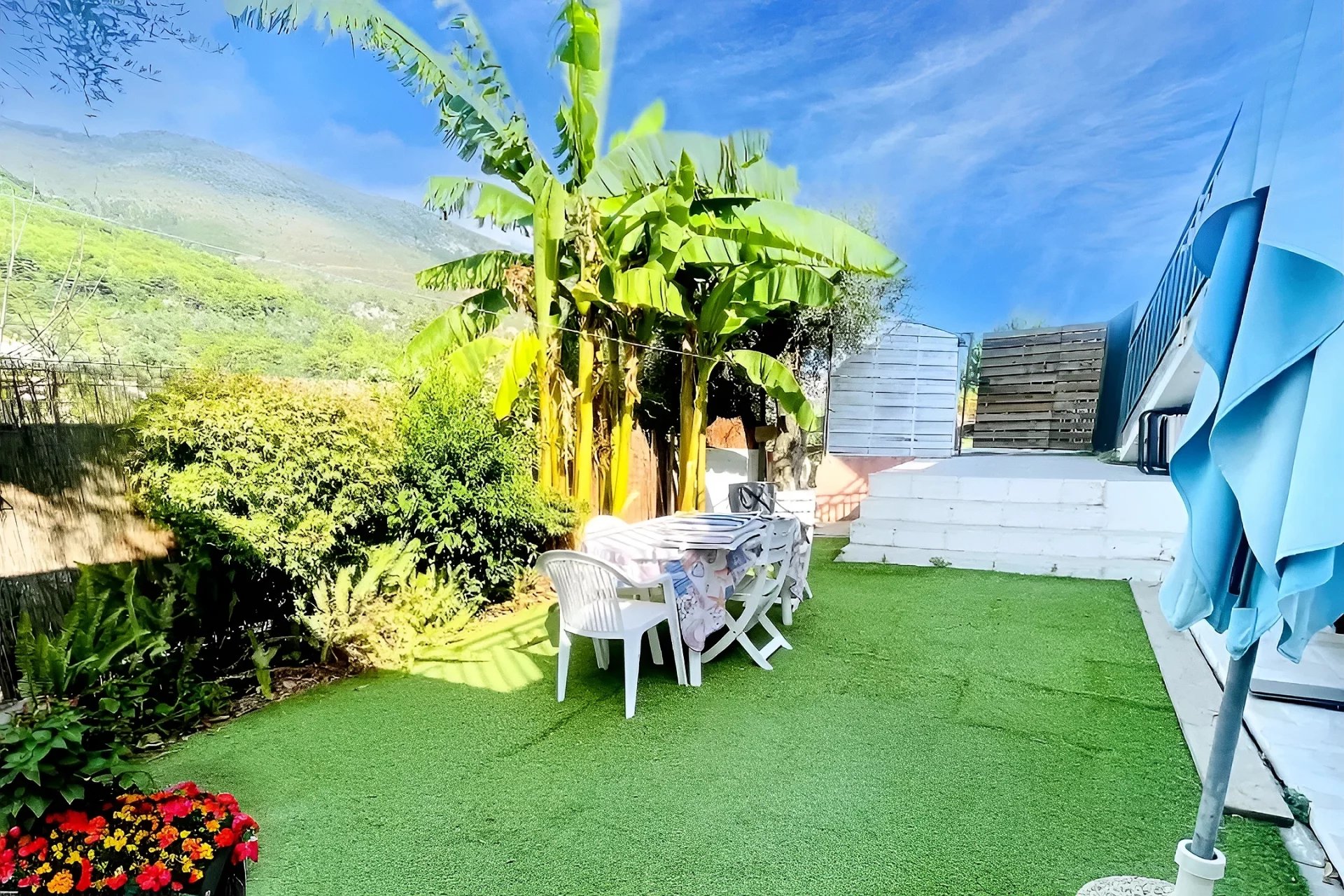 2 room appartment + Garden - Menton Castellar Road