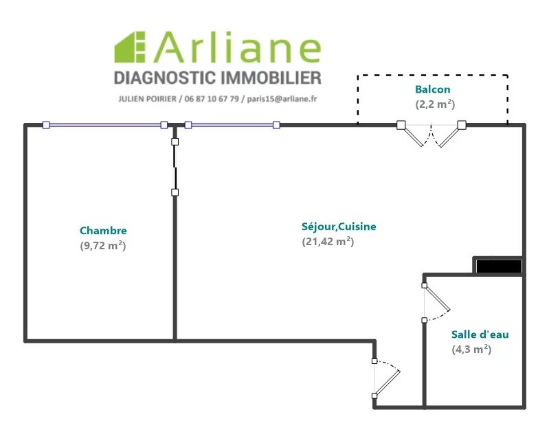 Achat Appartement T2 à Paris 7ème (75007) - 35m²