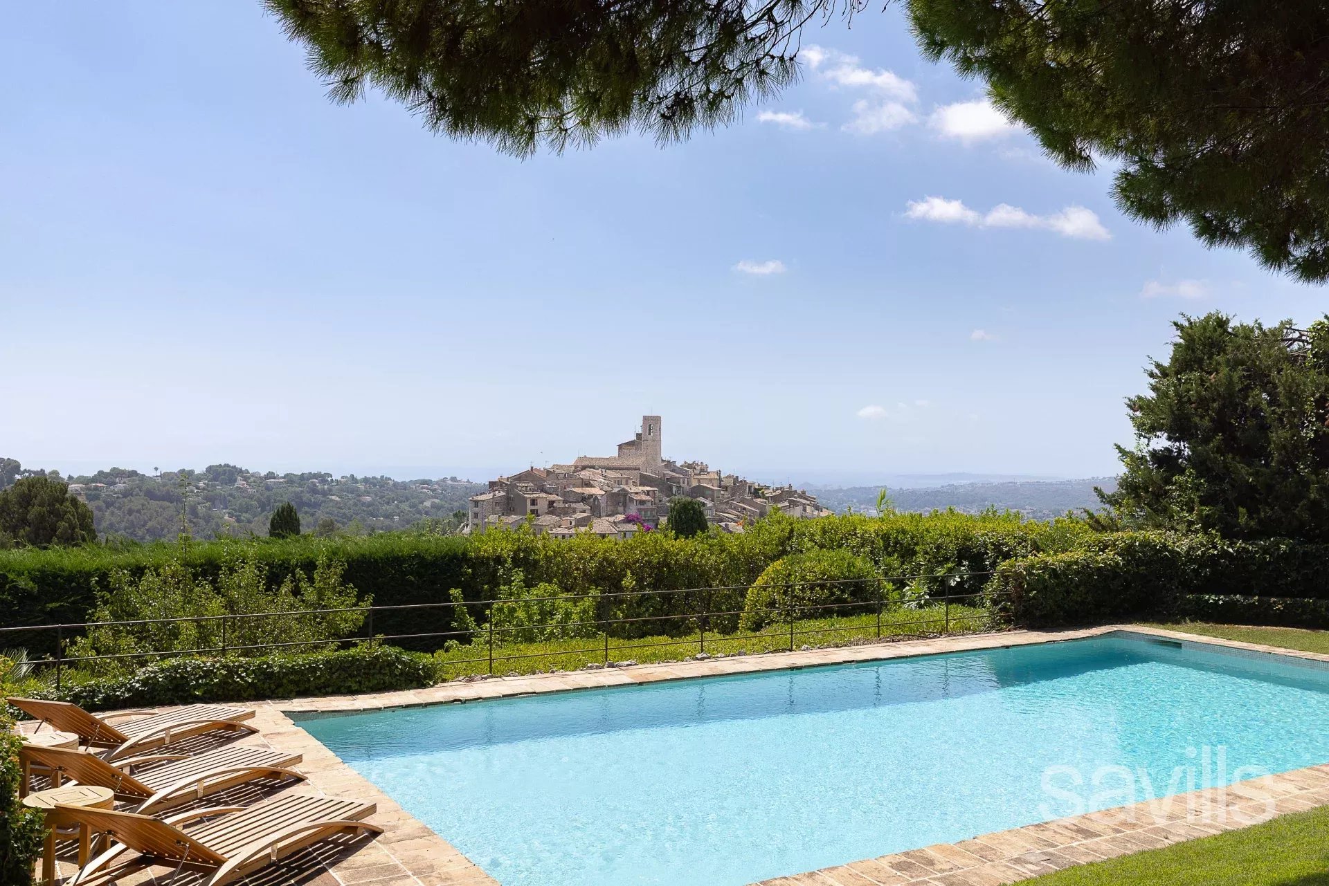 Mas Provençal avec vue sur le village