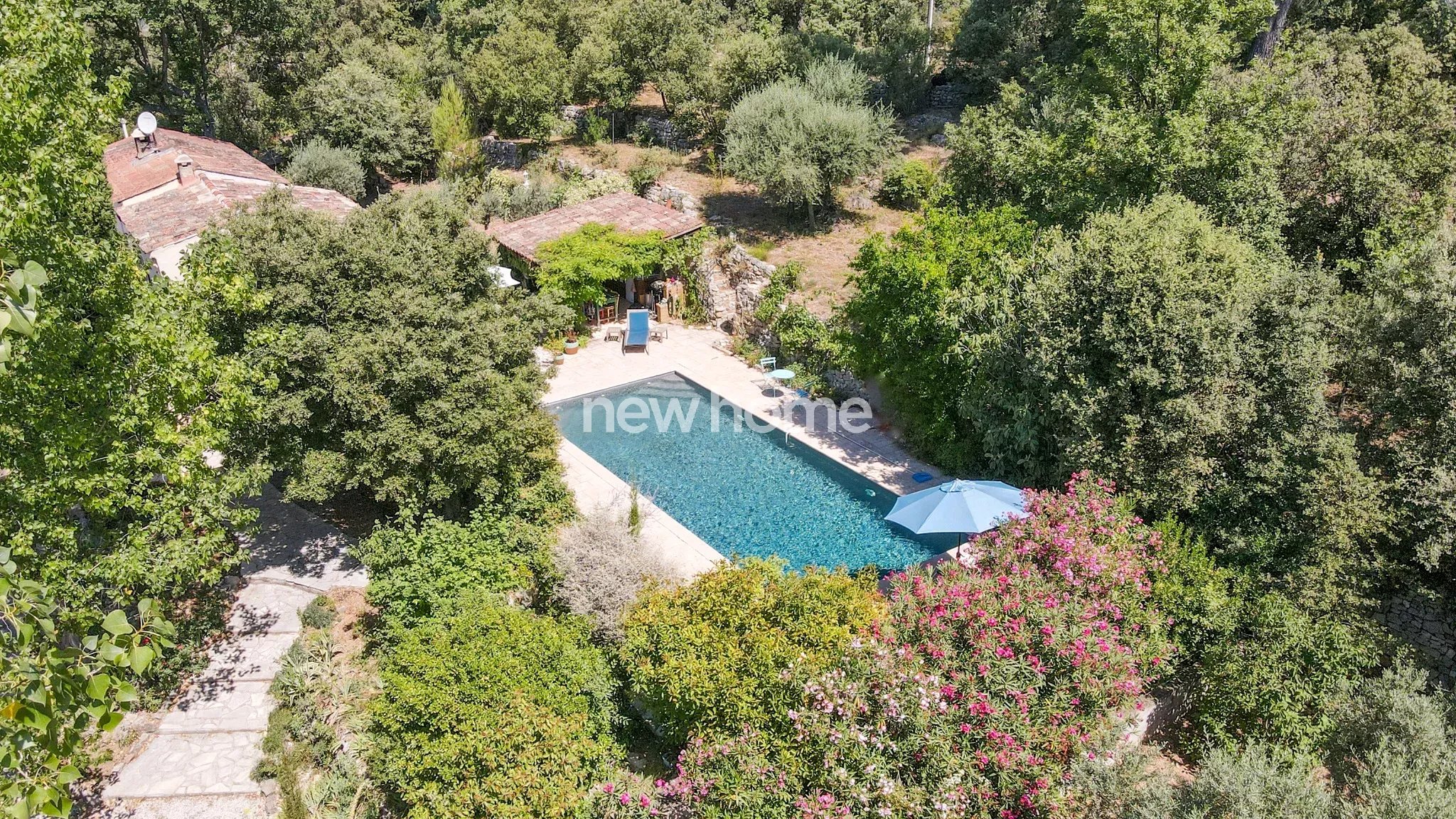 Maison 4 chambres au clame sur un beau terrain arboré