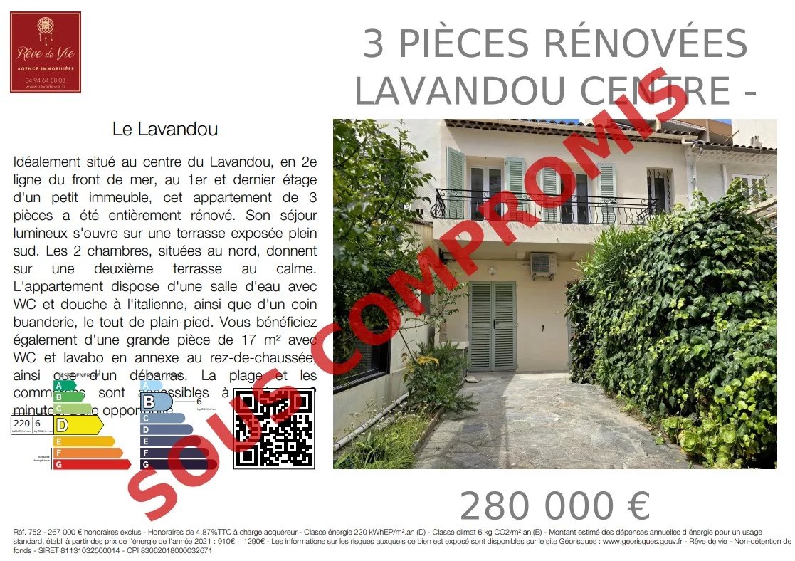 Vente Appartement Le Lavandou