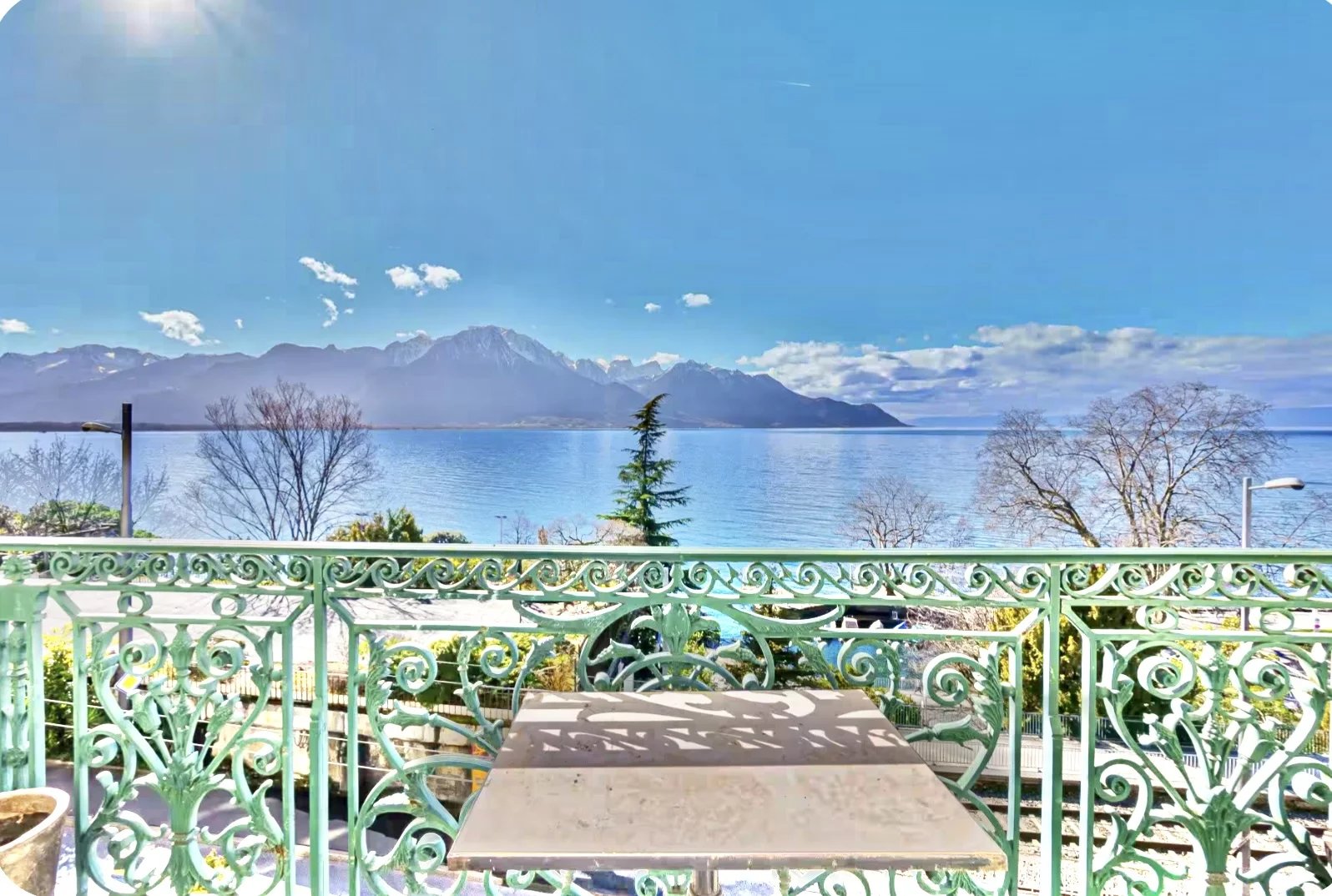 Appartement de charme à Montreux avec vue imprenable