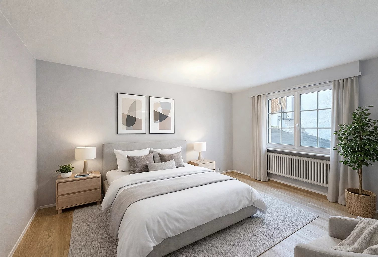 Vue sur le Léman à quelques minutes du funiculaire !