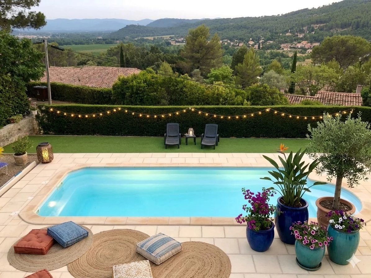 TARADEAU – MAISON FAMILIALE AVEC VUE PANORAMIQUE ET PISCINE