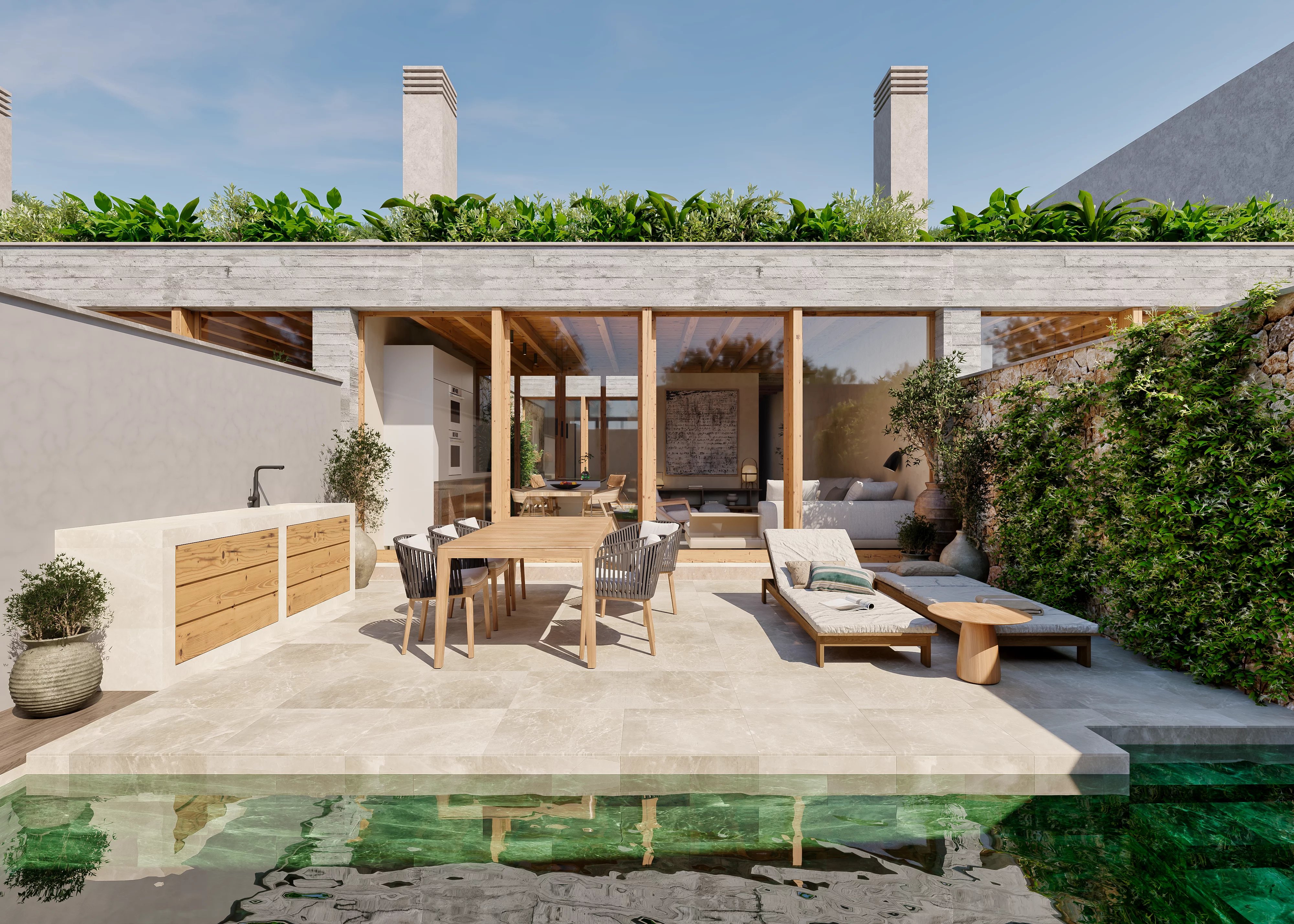 New built modern townhouses in Son Espanyolet