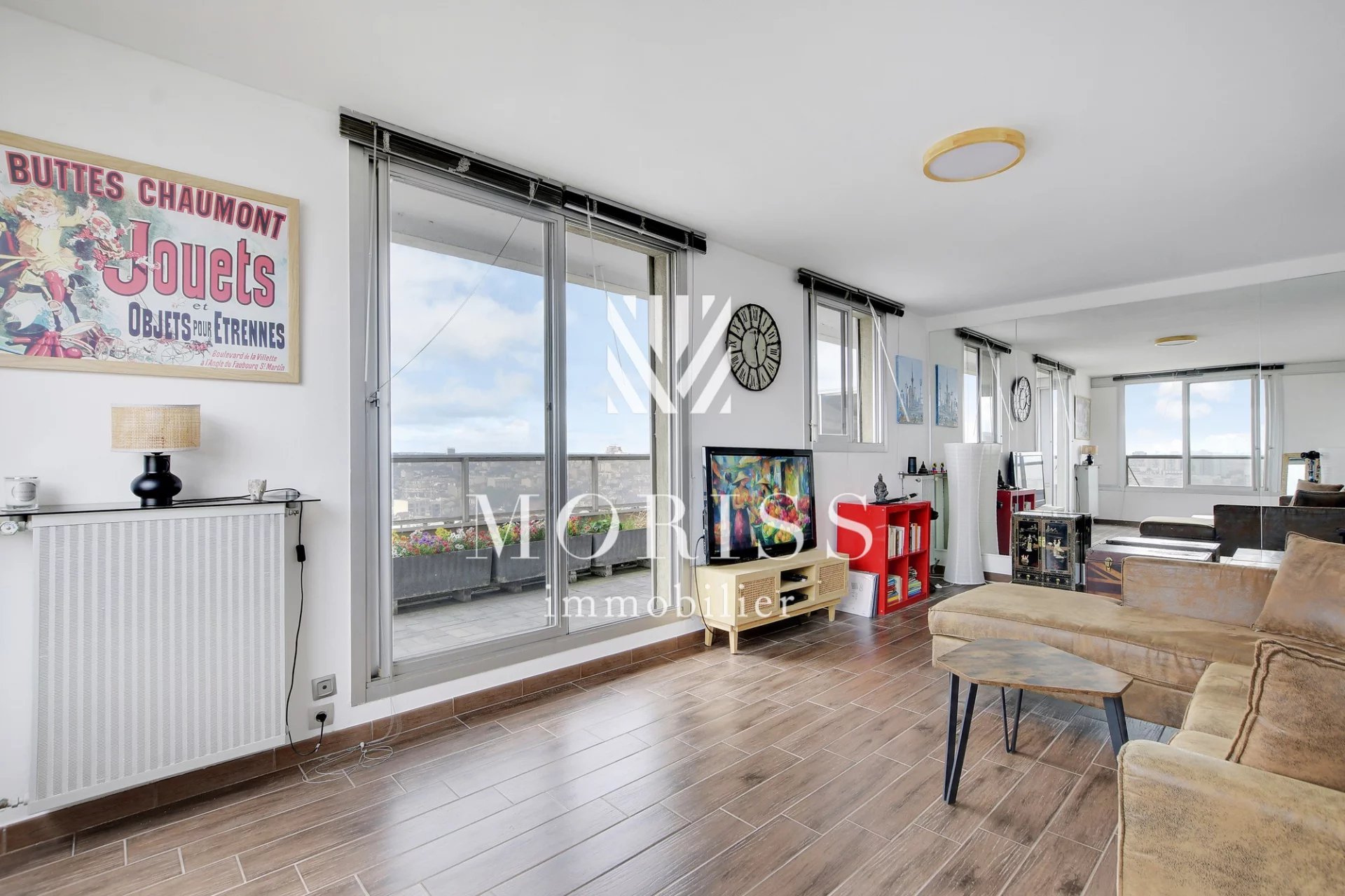 Appartement 71m2, avec terrasse & vue panoramique sur Paris, sit - Image 1