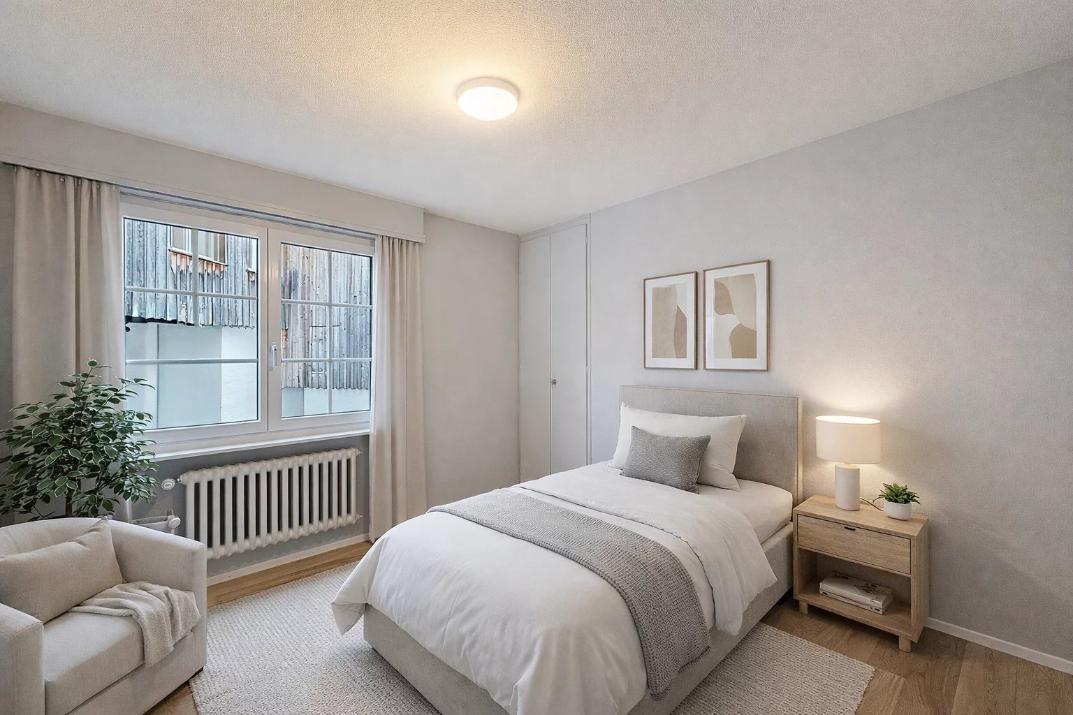 Vue sur le Léman à quelques minutes du funiculaire !