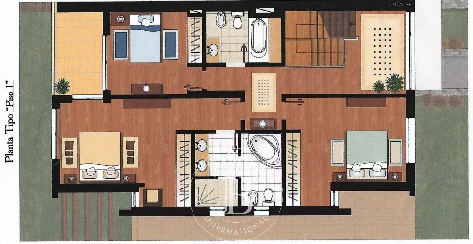 Villa with garden and communal pool