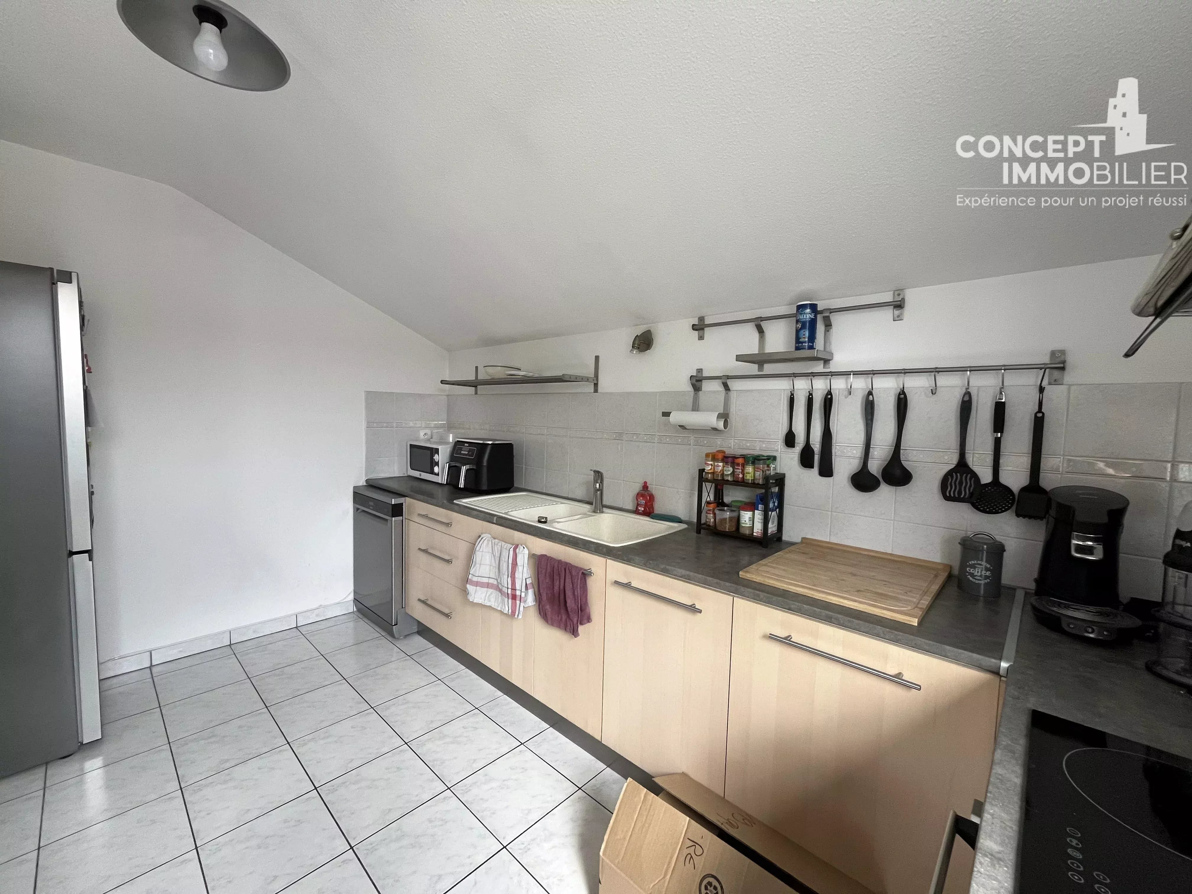 Appartement 68m2 F3 à louer à Thionville - balcon et garage