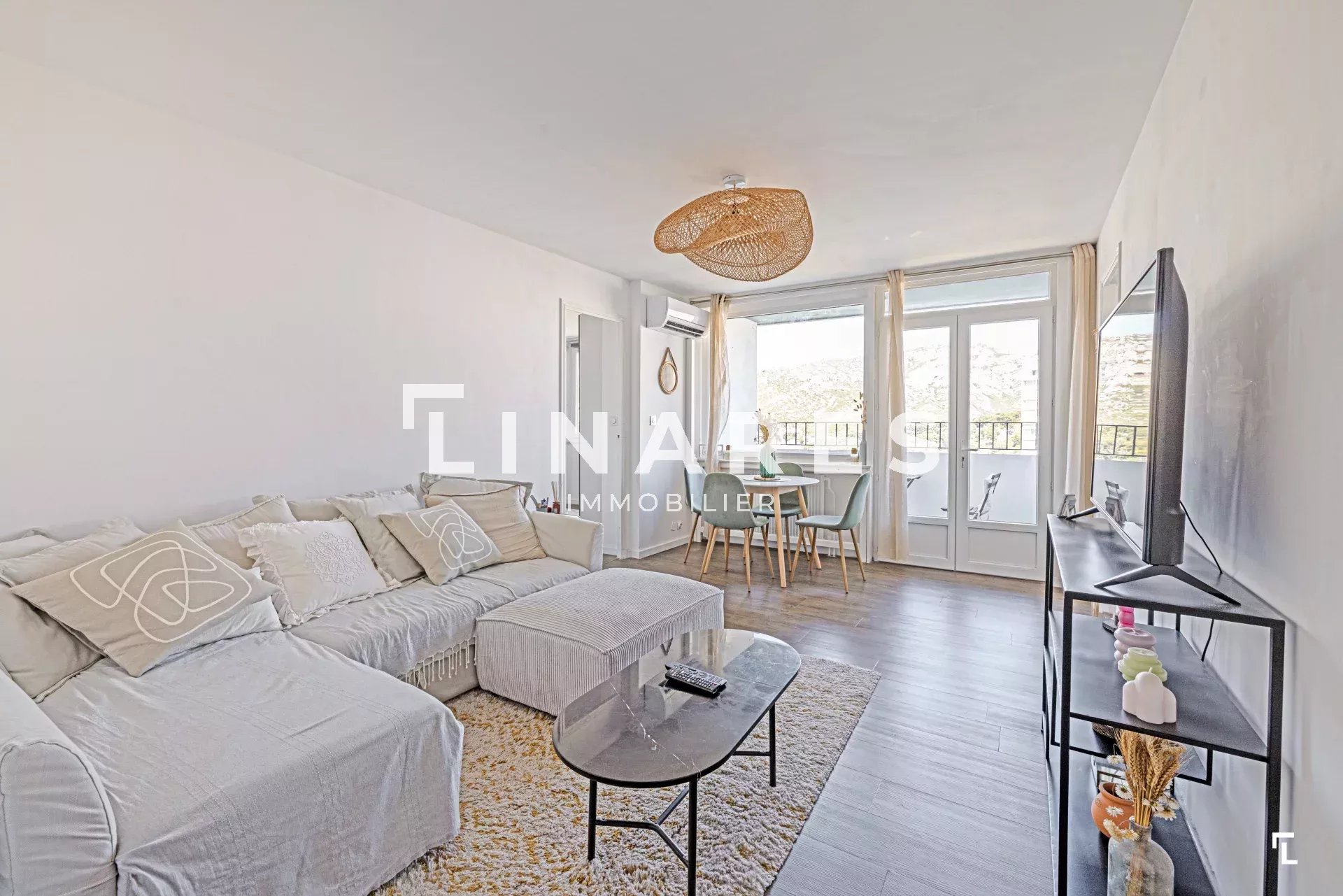 LES CIMES DE LA ROUVIERE - Appartement T3 de 83m² - Balcon 4m² - 13009