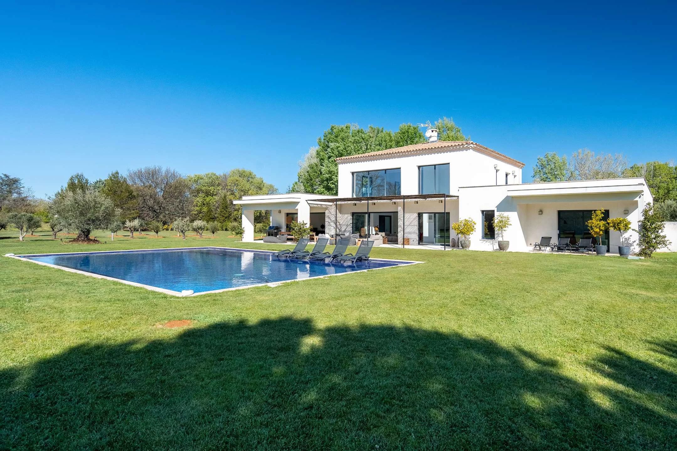 Aix-en-Provence countryside  A contemporary property  Sleeps 10