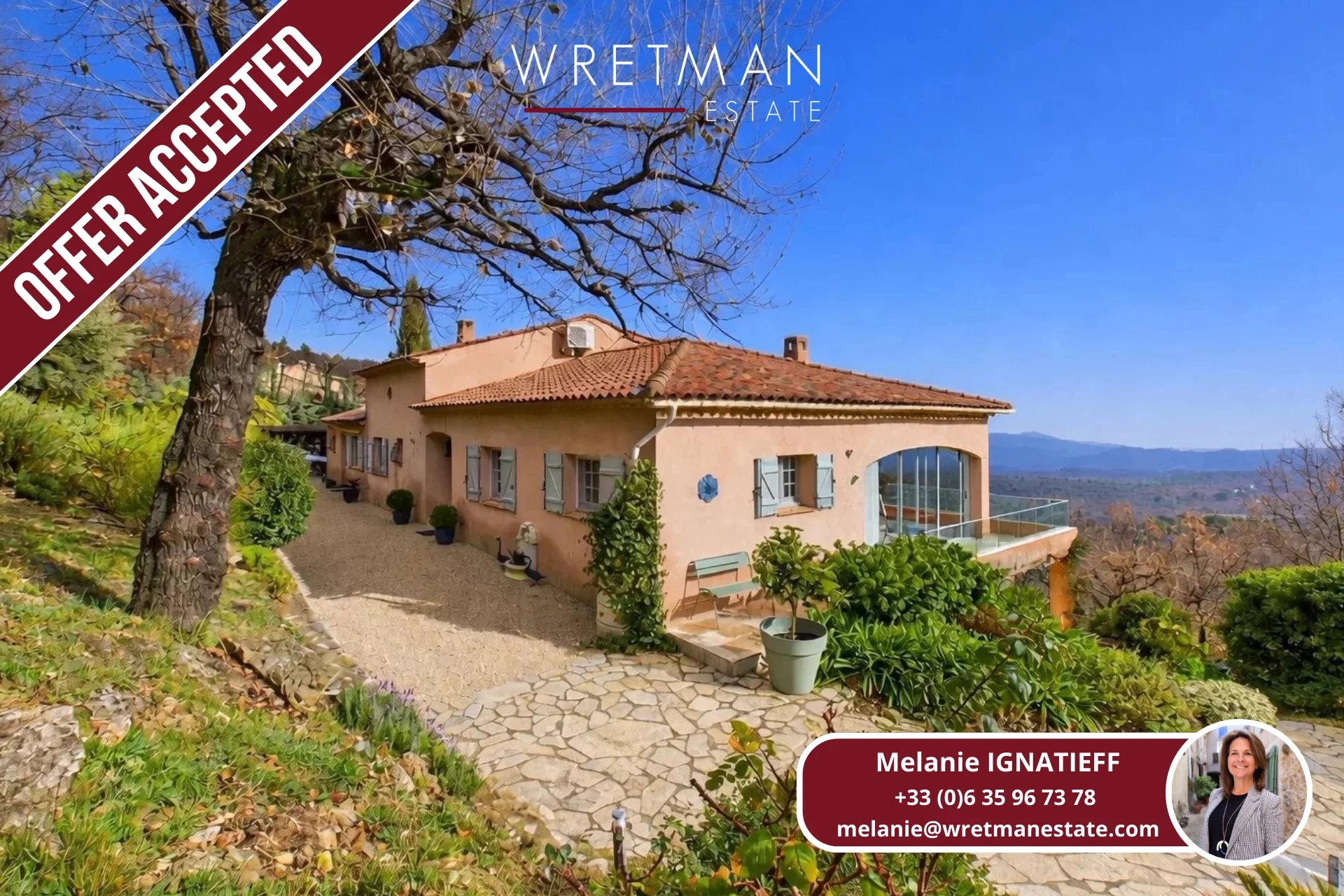 Spacious 5 bedroom family home near Fayence - Mons