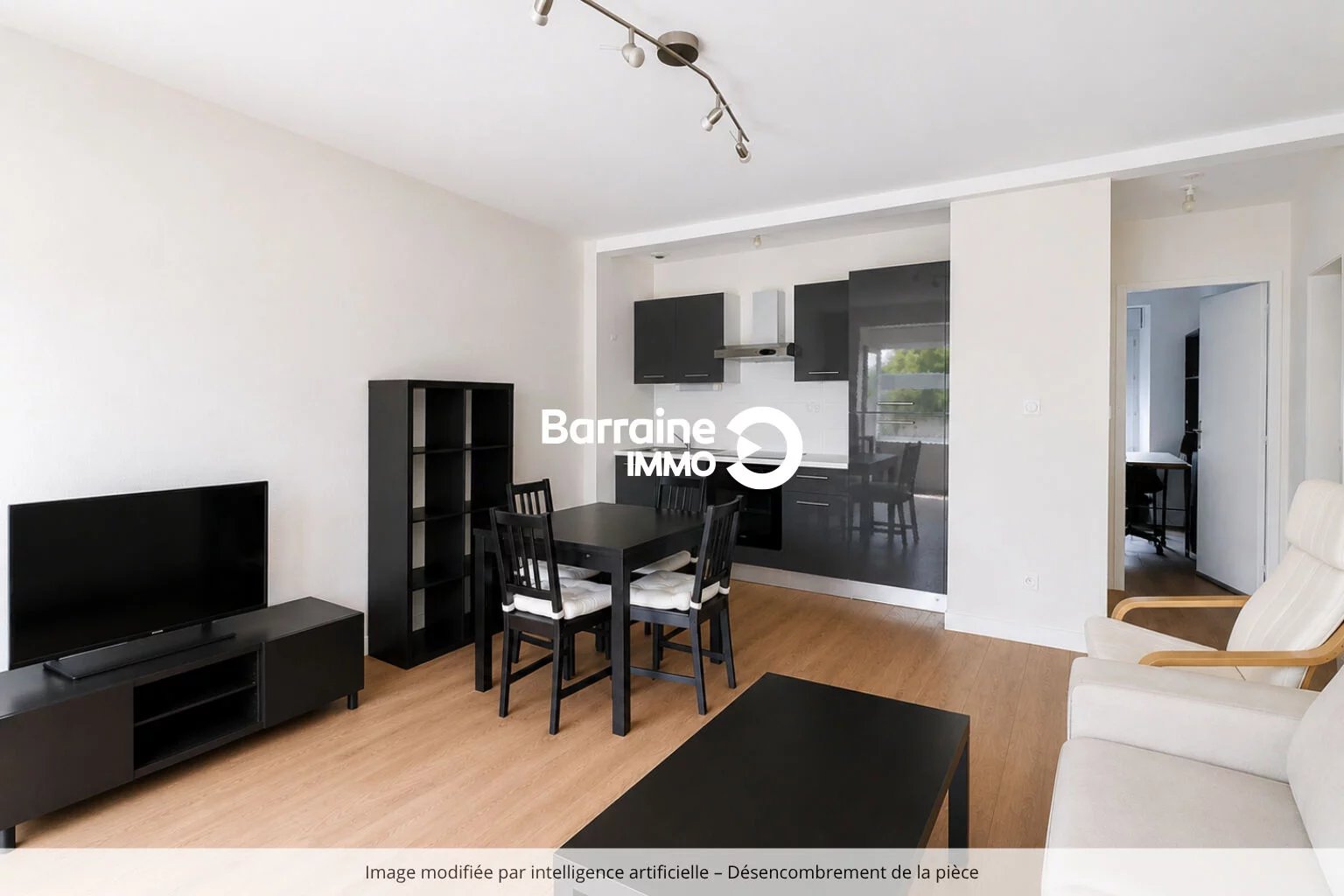 LOCATION BREST CENTRE-VILLE APPARTEMENT T3 MEUBLLE