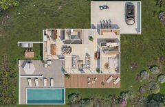 Villa “Les Salins” with panoramic sea view over the Gulf of Saint-Tropez — photo 4 of 5