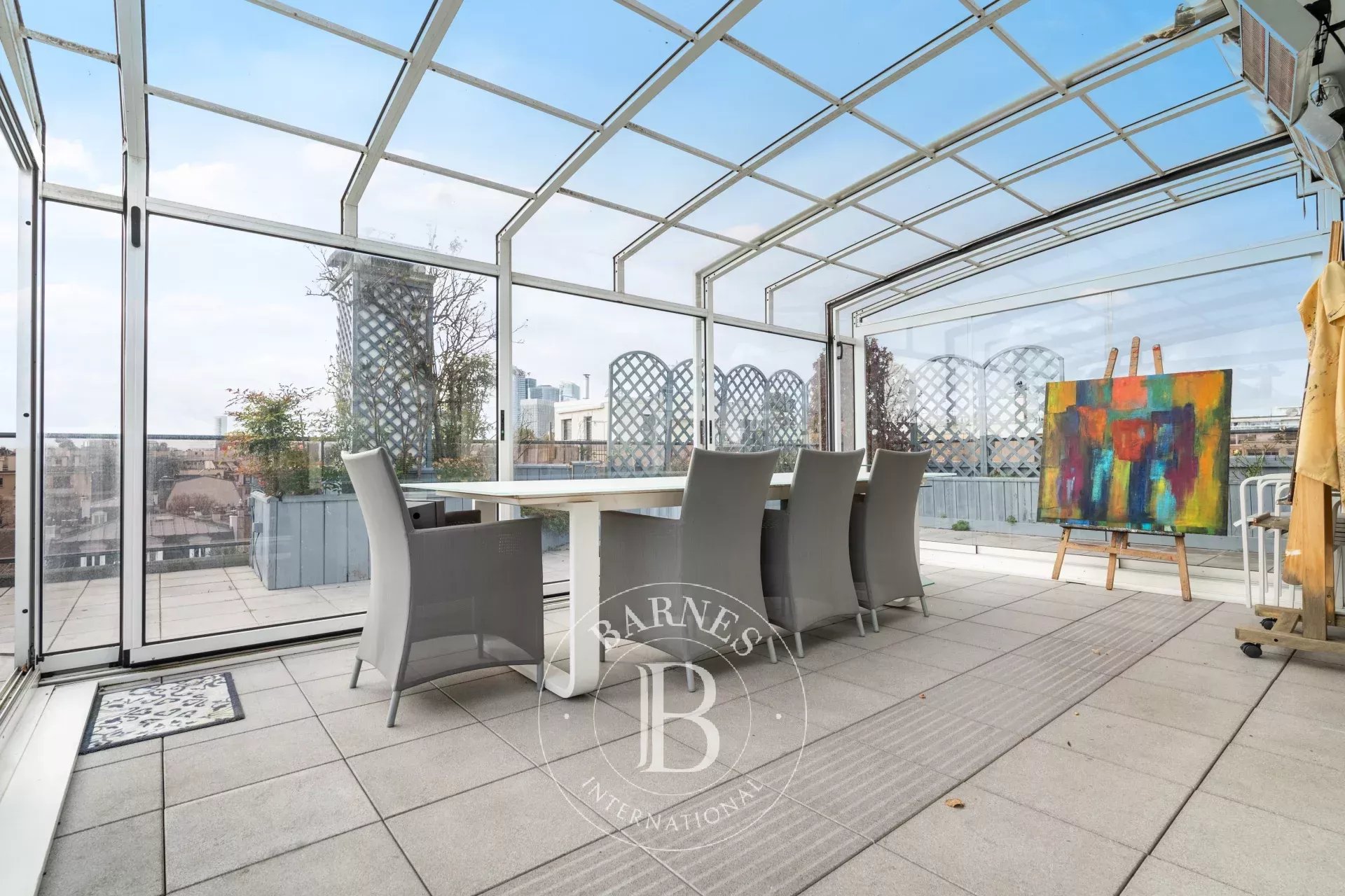Neuilly - château-Nortier - 148m² (1,593 sq ft) duplex - 186m² (2,002 sq ft) converted rooftop - picture 13