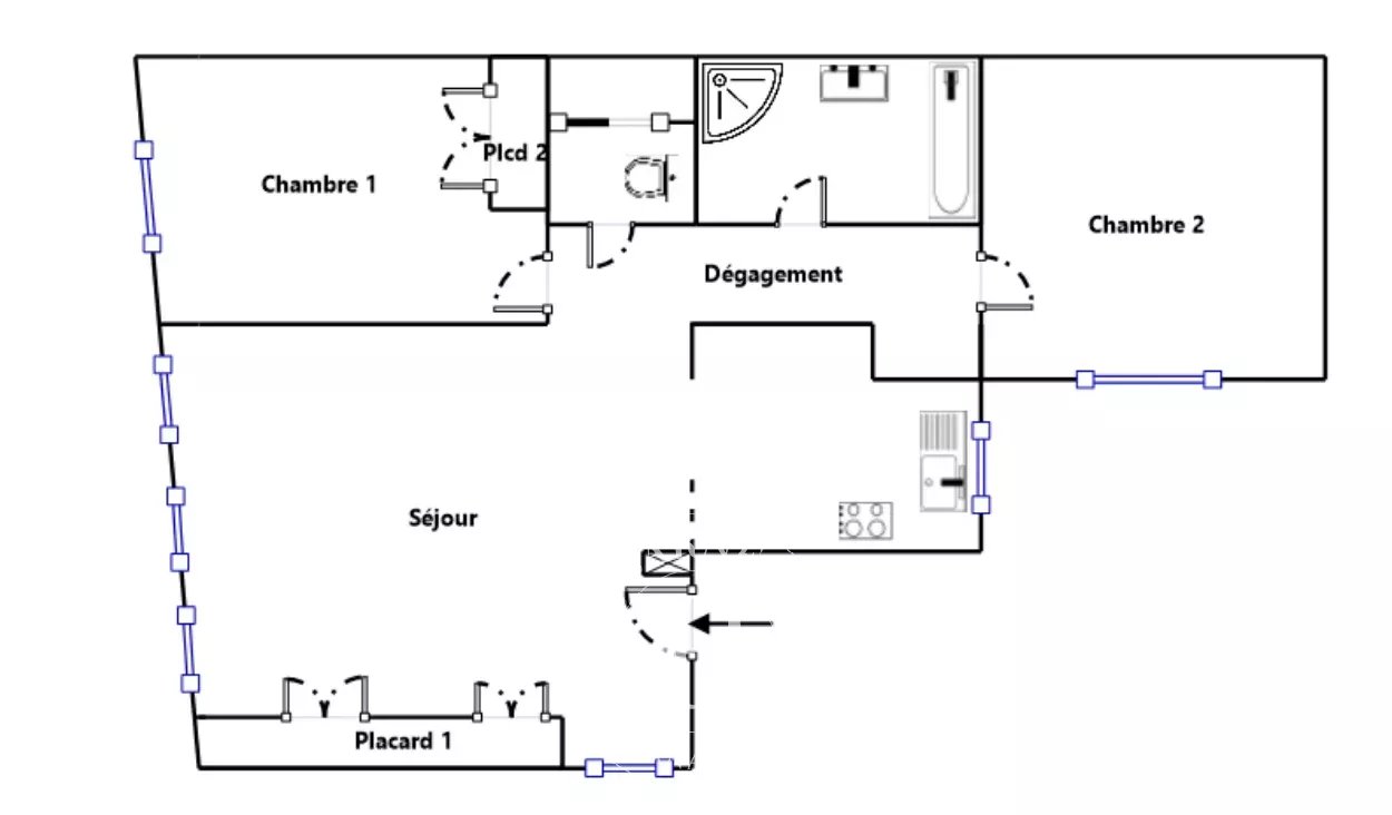 Daire Paris 3ème - picture 13