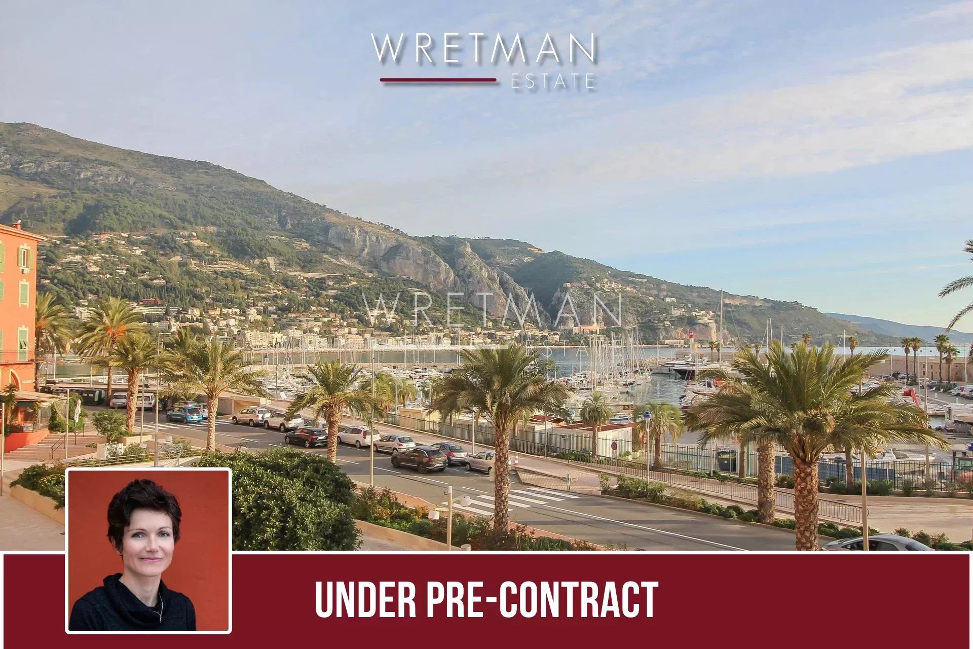 Studio avec alcôve en dernier étage, vue mer et port - Menton Vieux Port