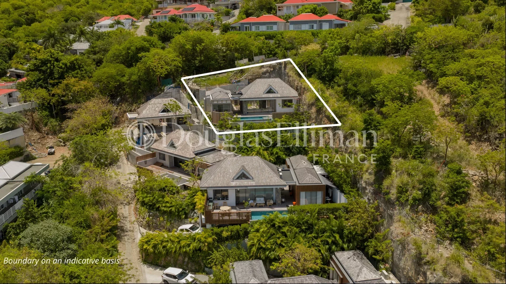 Saint-Barth – Merlette – 3-bedroom villa with sea view – Pool - Picture n°3