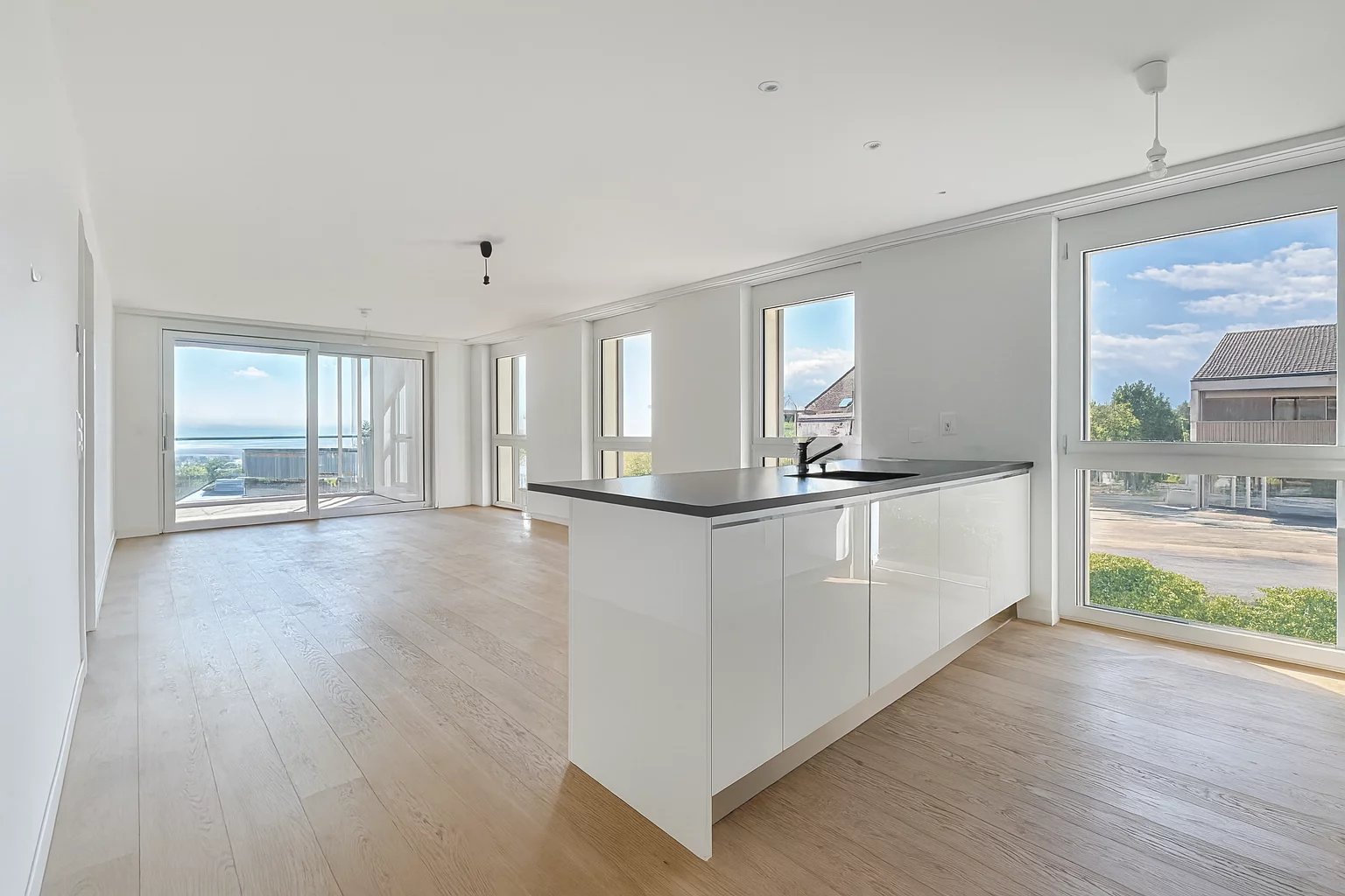 Appartement lumineux avec vue sur le Leman