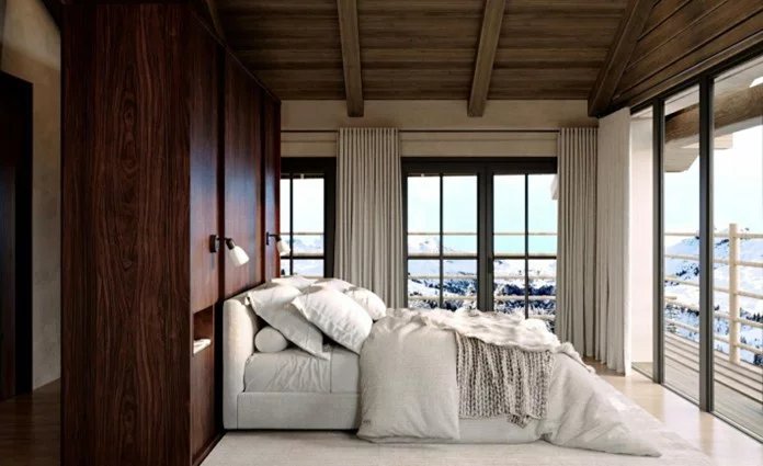 Chalet d'exception en construction