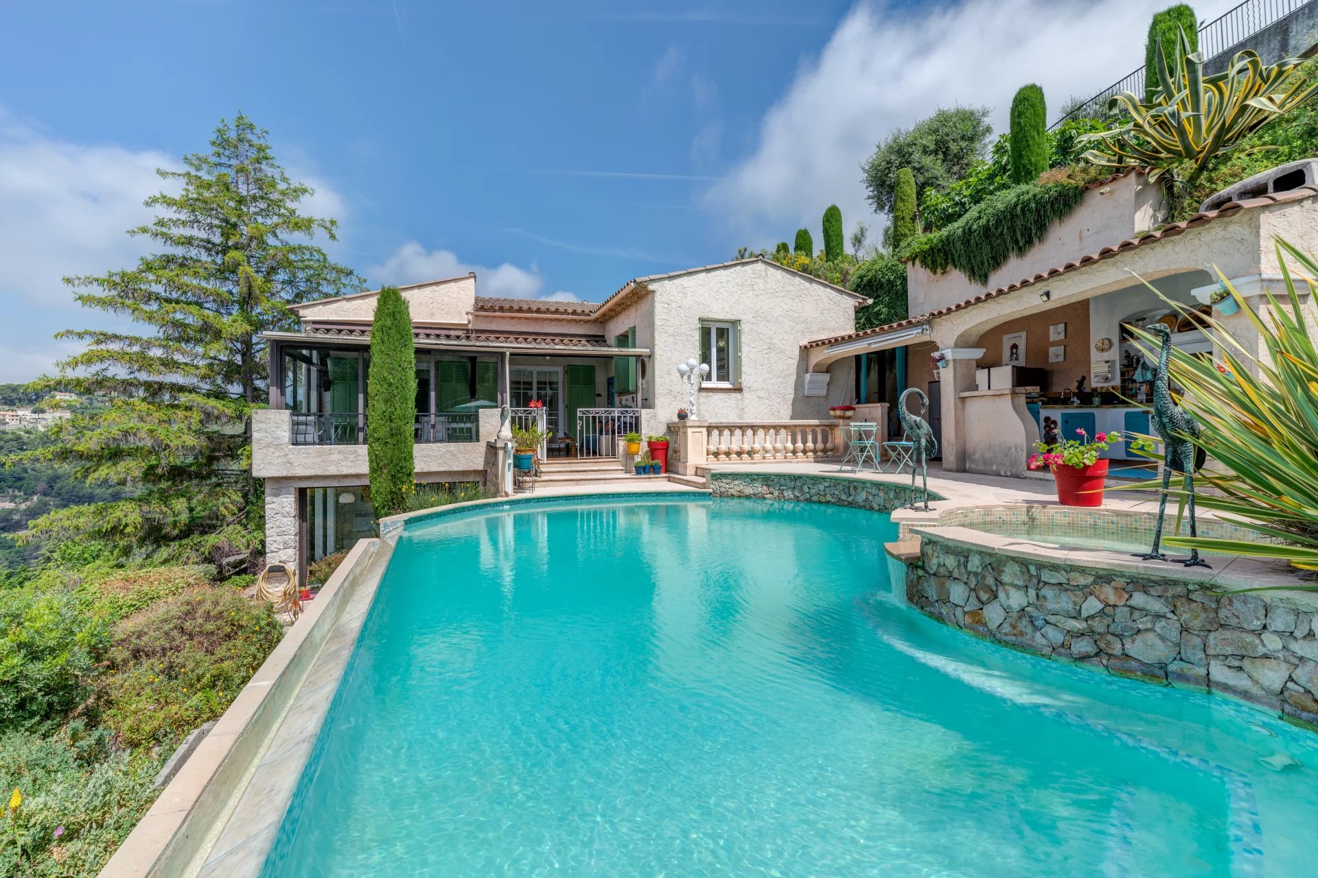 Maison 7P - Vue dégagée mer, piscine