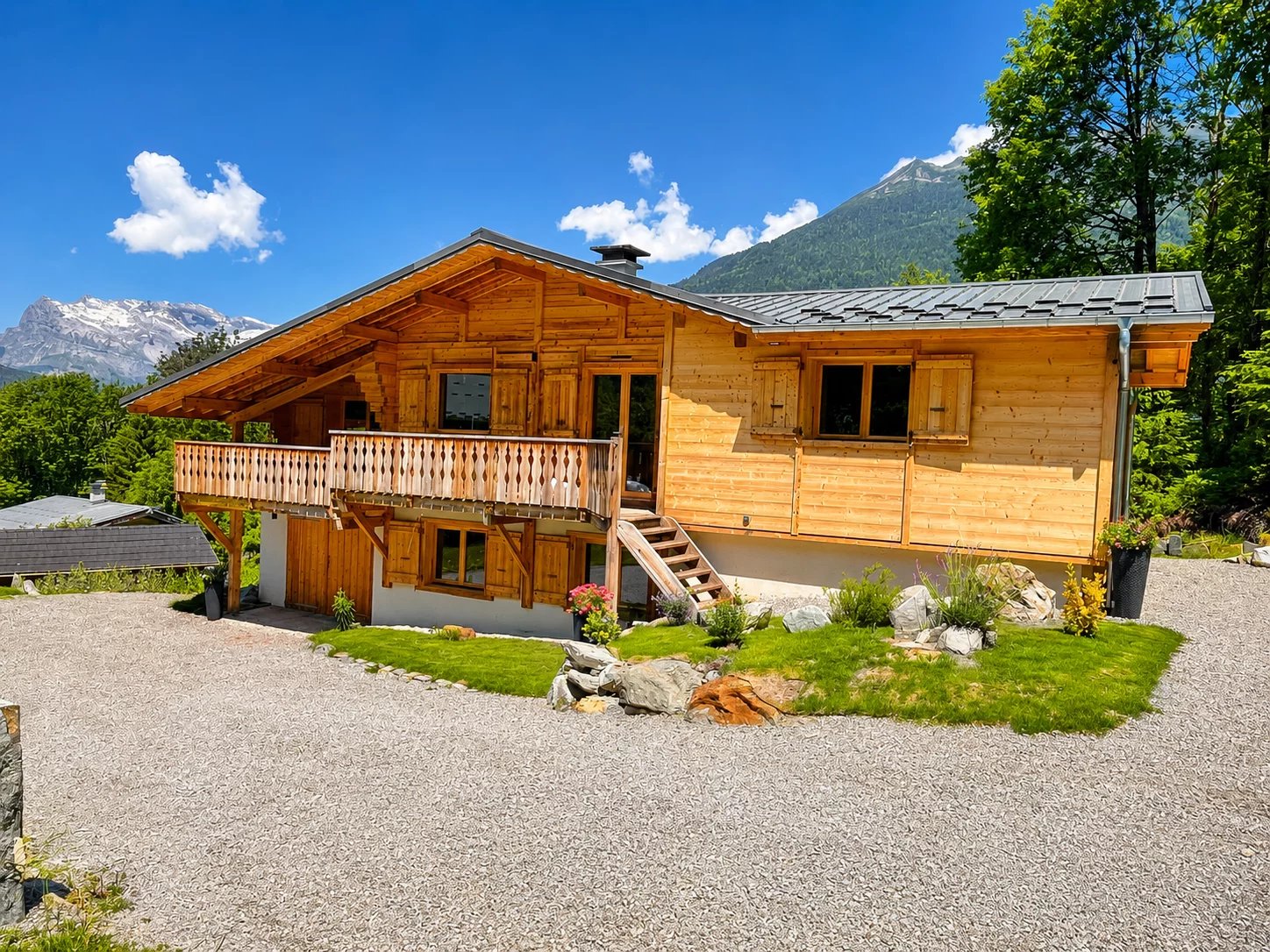 Beautifully Renovated Alpine Chalet with Exceptional Mountain Views