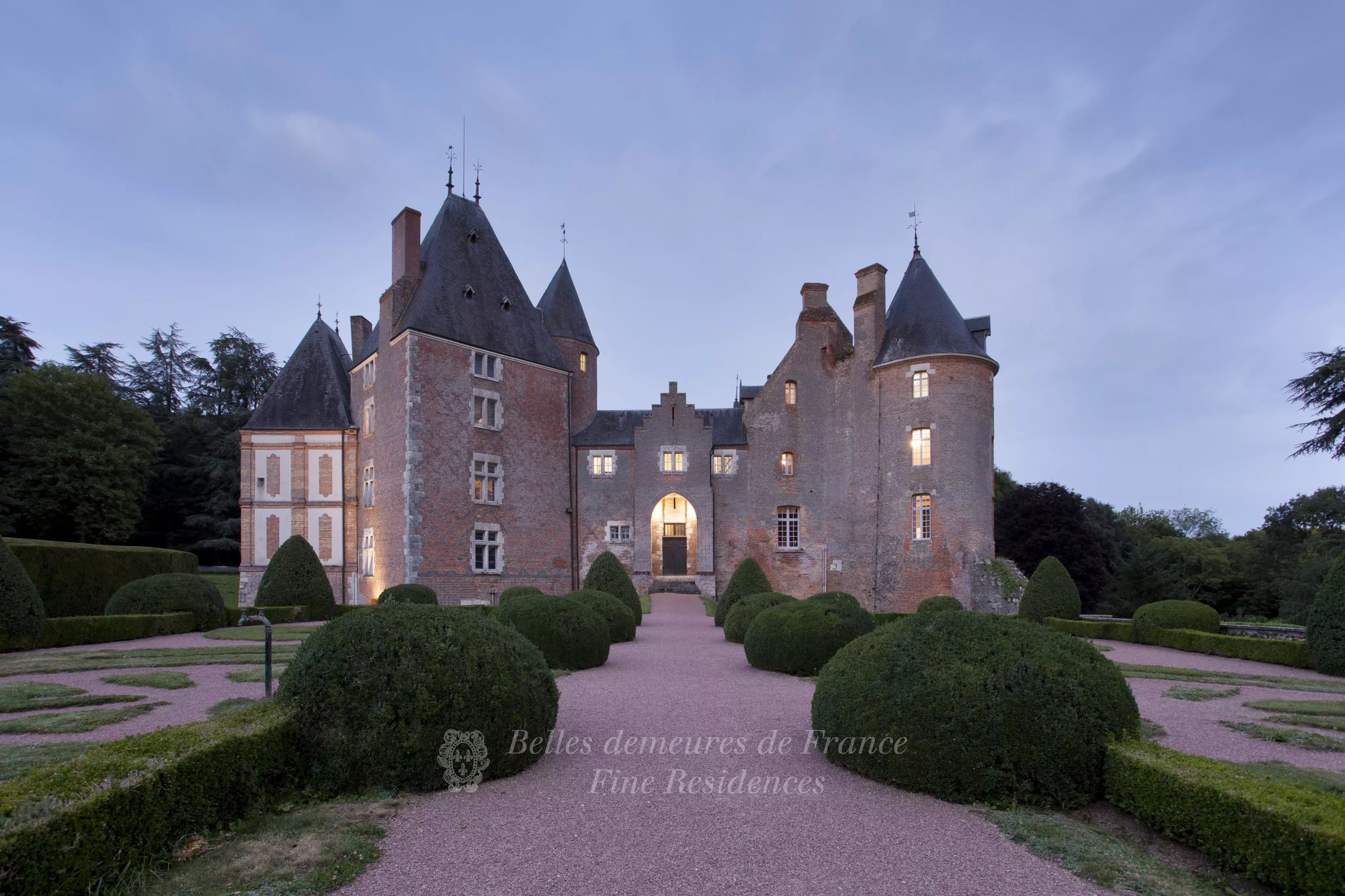 An authentic listed 15th/17th century château set in 17 hectares with elegant gardens