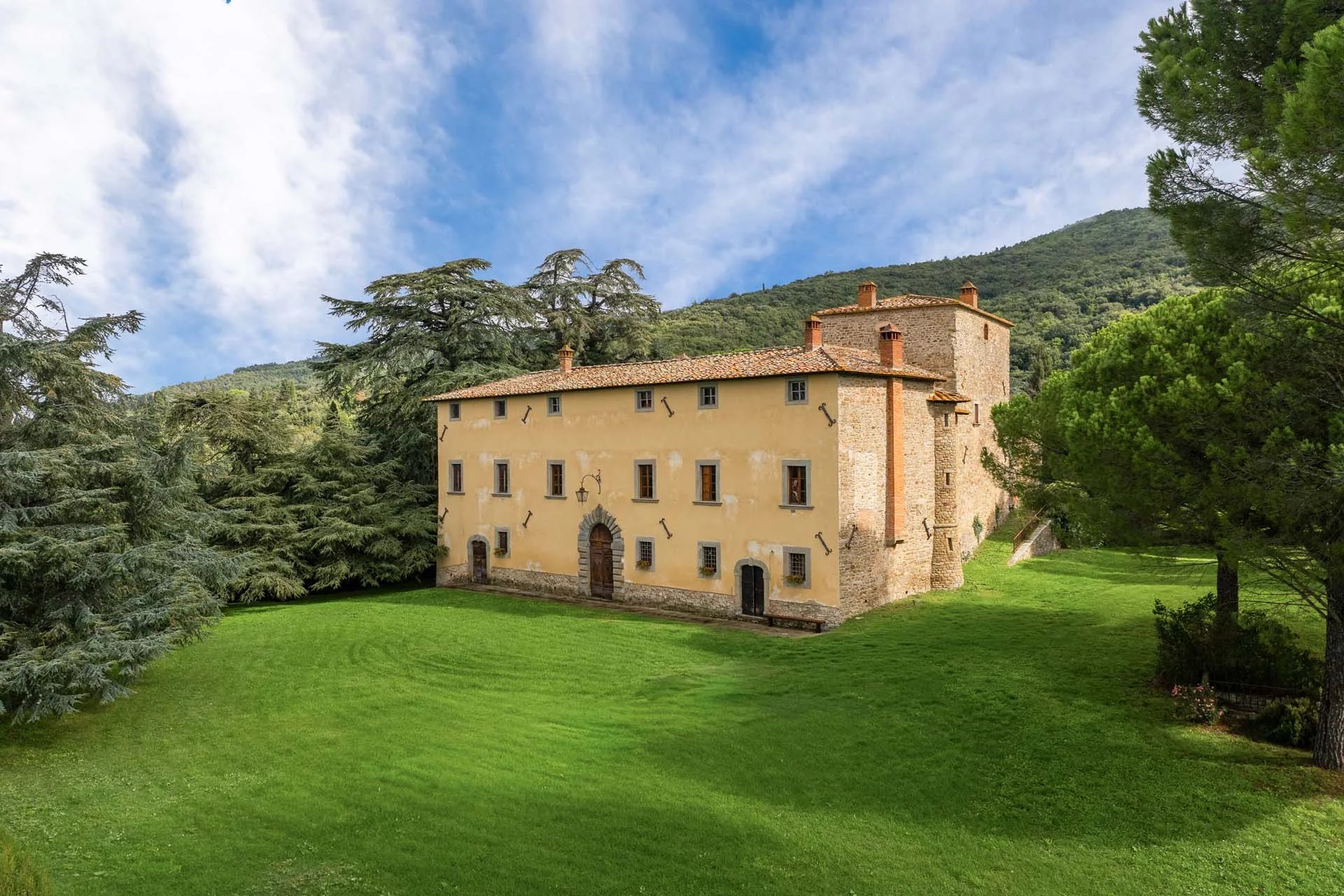 CASTELLO MEDIEVALE IN VENDITA IN POSIZIONE PANORAMICA IN VALDICHIANA, TOSCANA