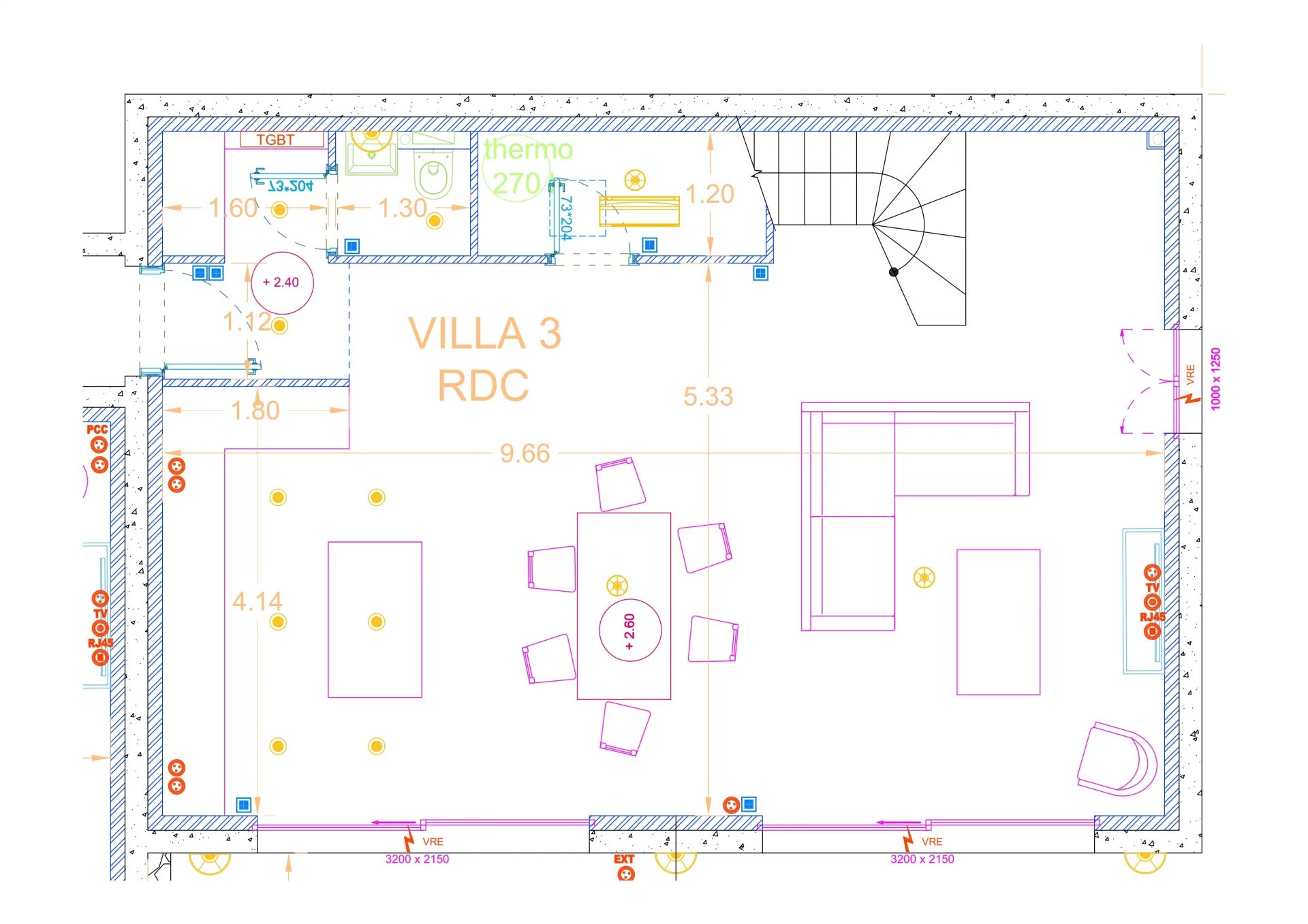 Brand new contemporary semi-detached villas in small domain, Opio