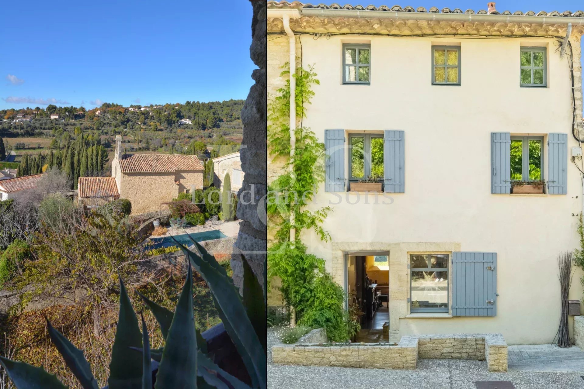 Maison de charme au coeur de Crillon le Brave, avec terrasse