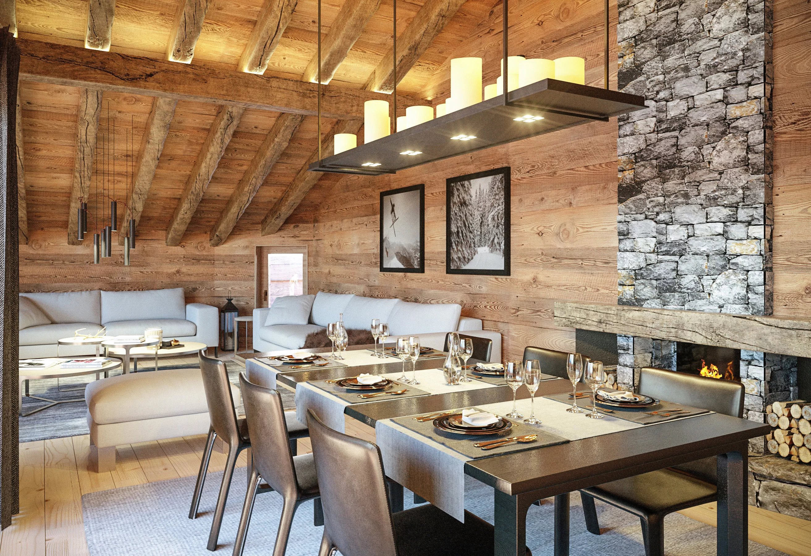 Prestigious penthouse combining authenticity and modernity