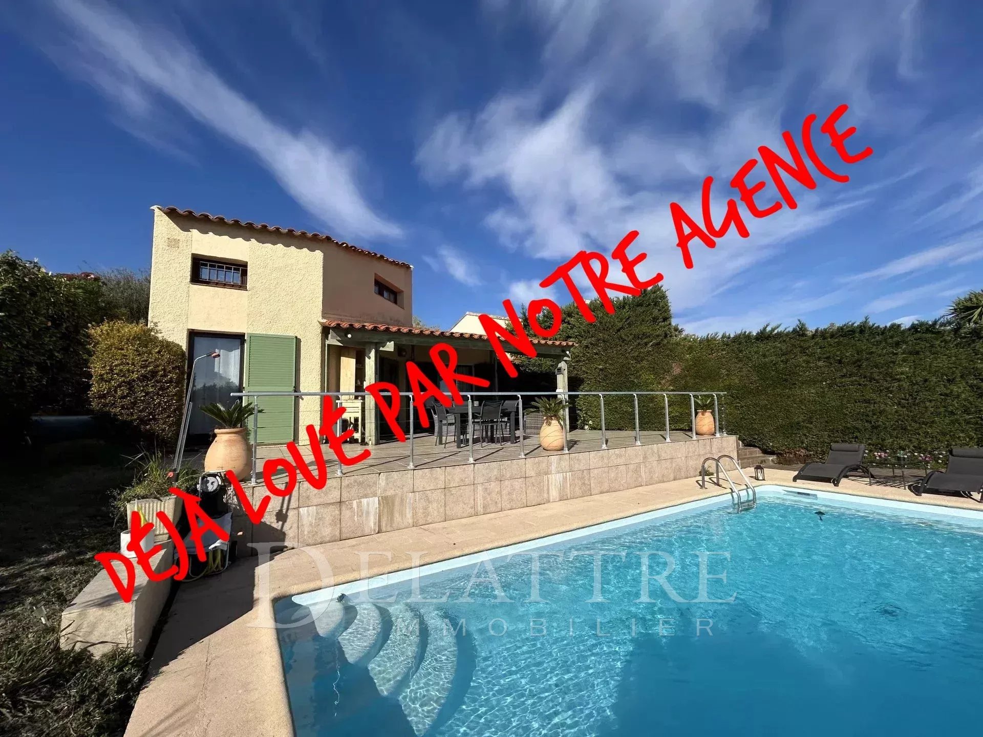 CHARMANTE MAISON JUMELEE MEUBLEE - VAL D'AZUR VALBONNE