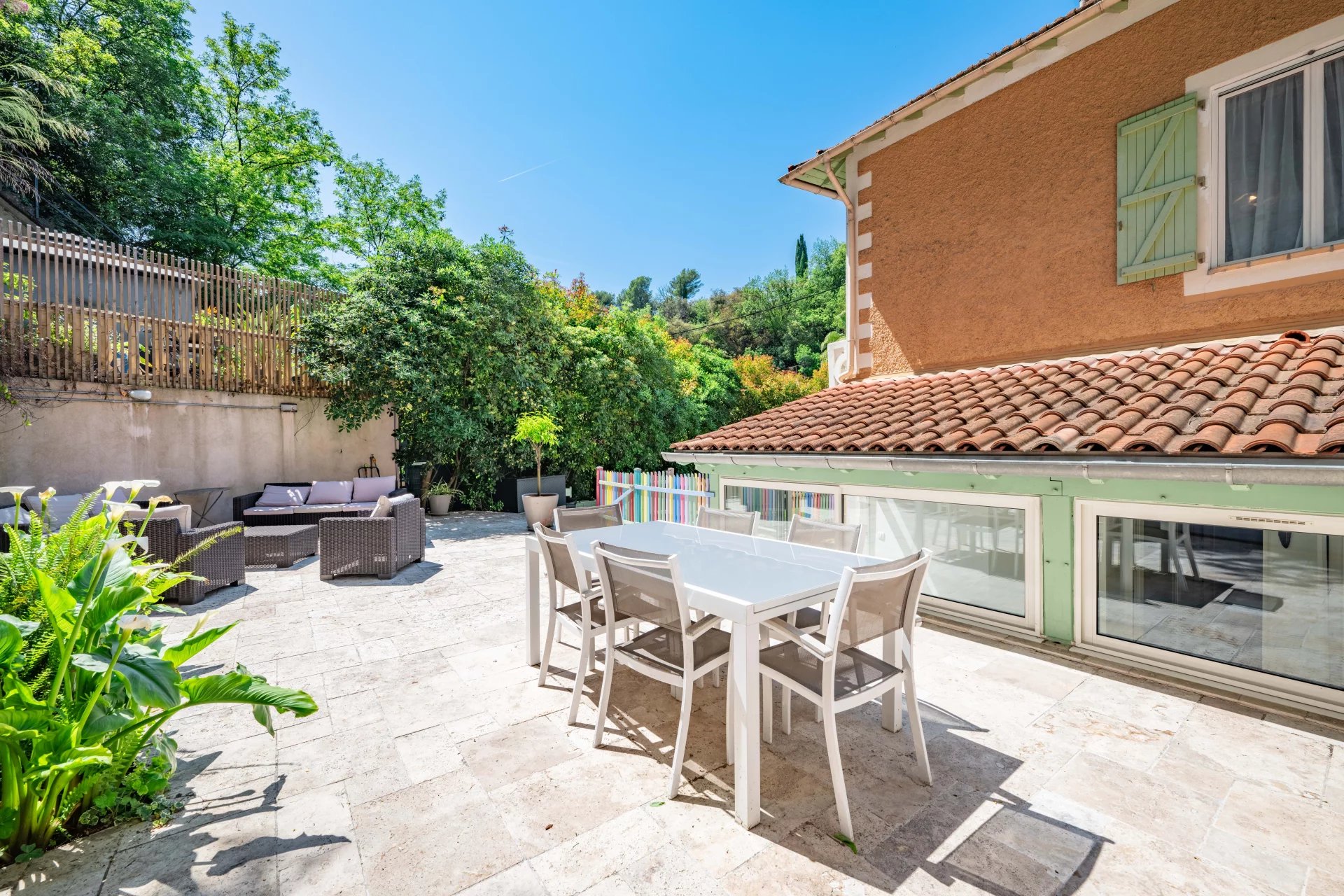 Nice Nord / avenue Henry Dunant - Maison de ville 103m2 - Terrasse et Jardin