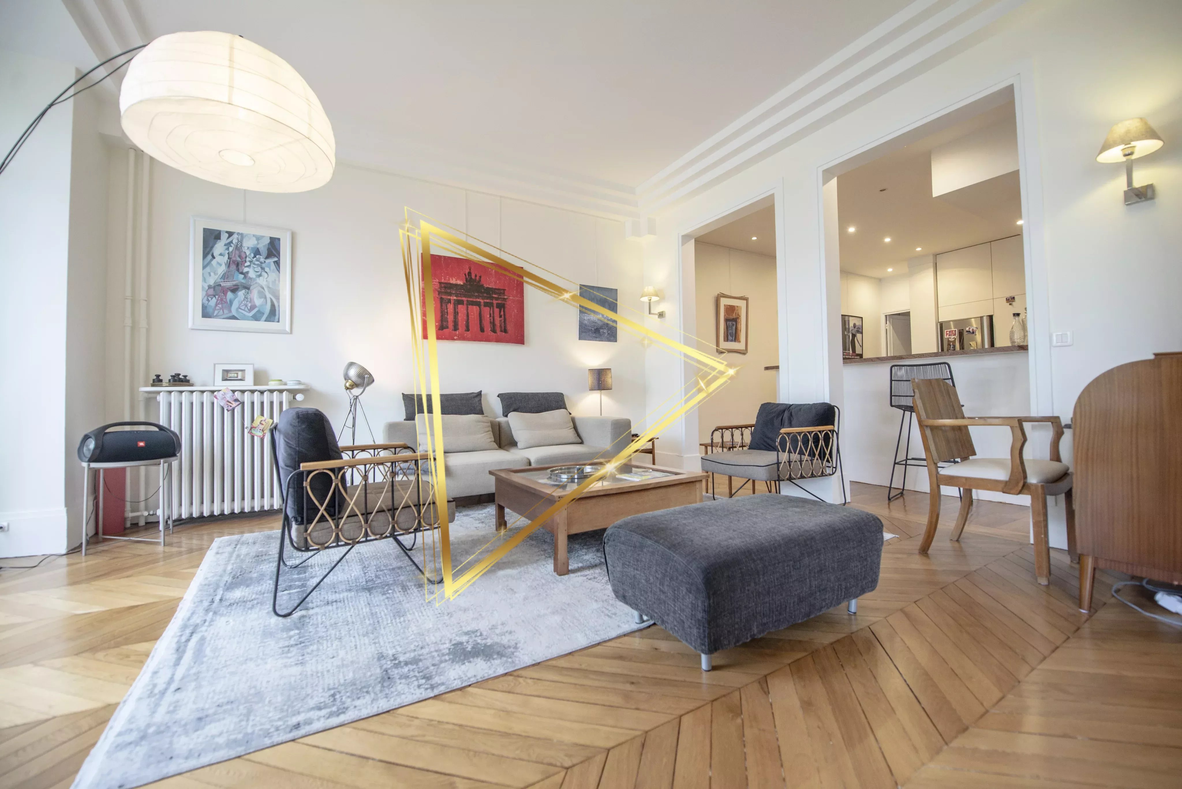 Appartement lumineux de 2 chambres à Auteuil, étage élevé !