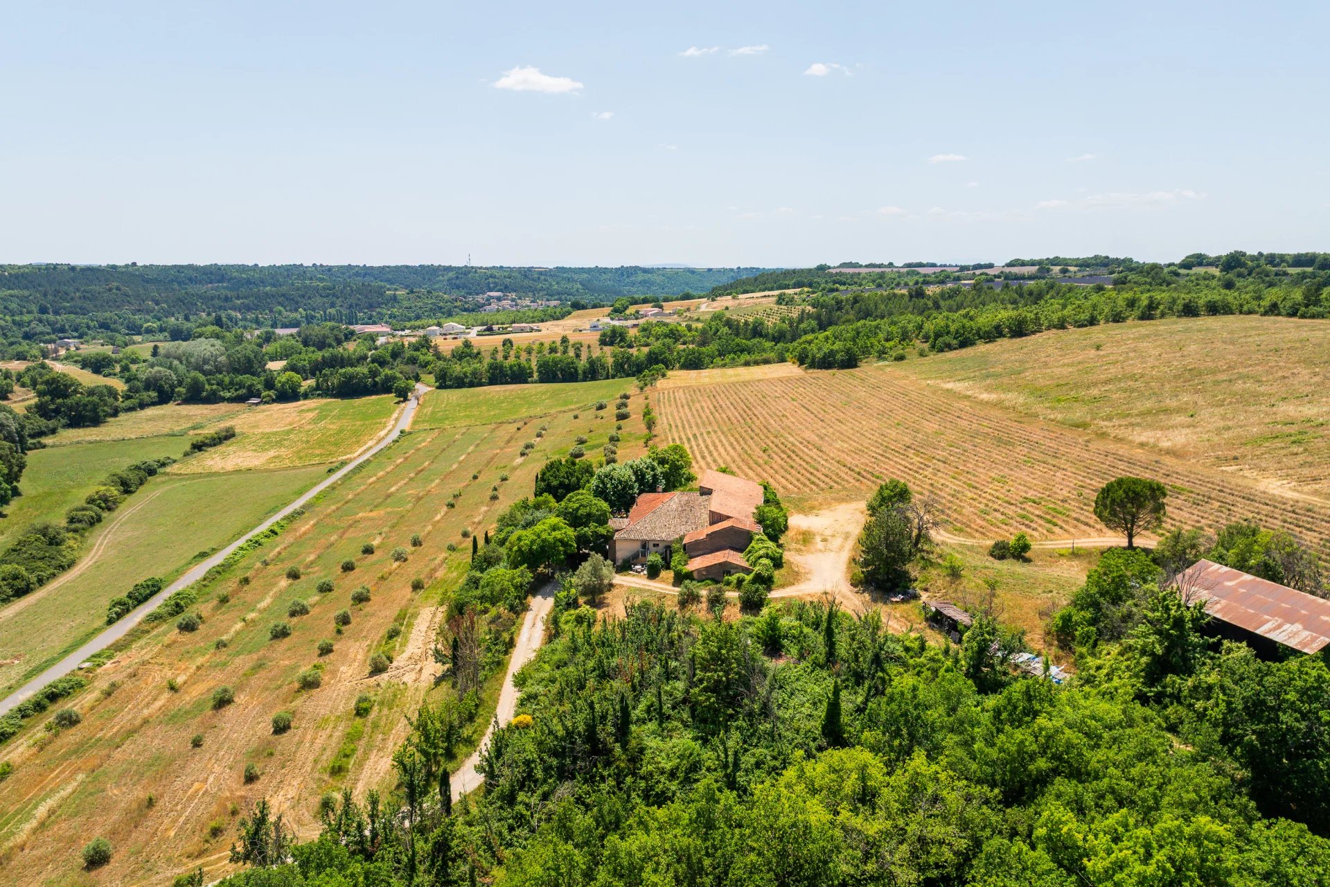 Farming estate for sale in Roumoules, Historic Bastide, Outbuildings, Farmland and Natural Resources